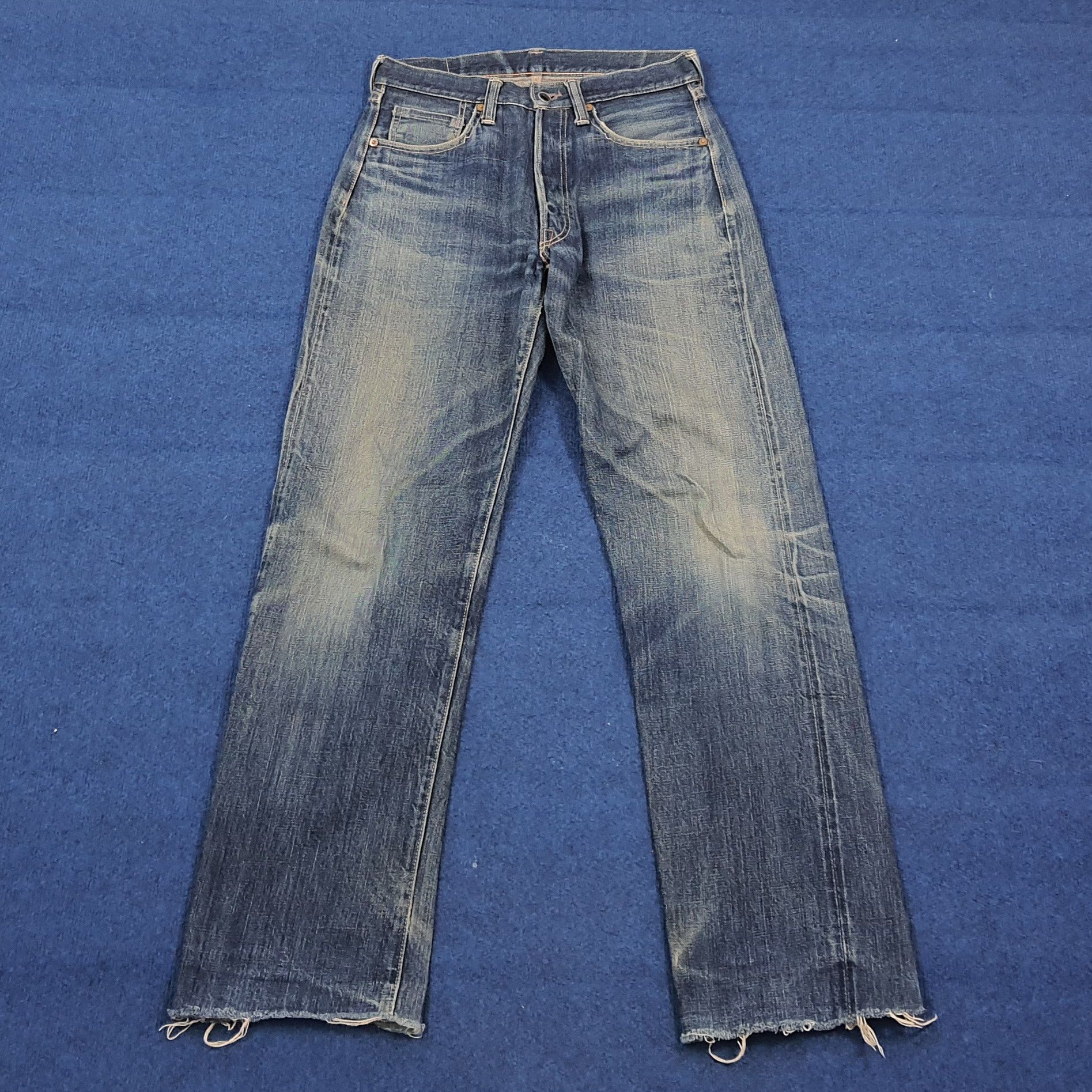 The Real McCoy's Vintage Joe McCoy Repro WW2 Selvedge Denim Jeans E1N37 Size US 29 - 1 Thumbnail
