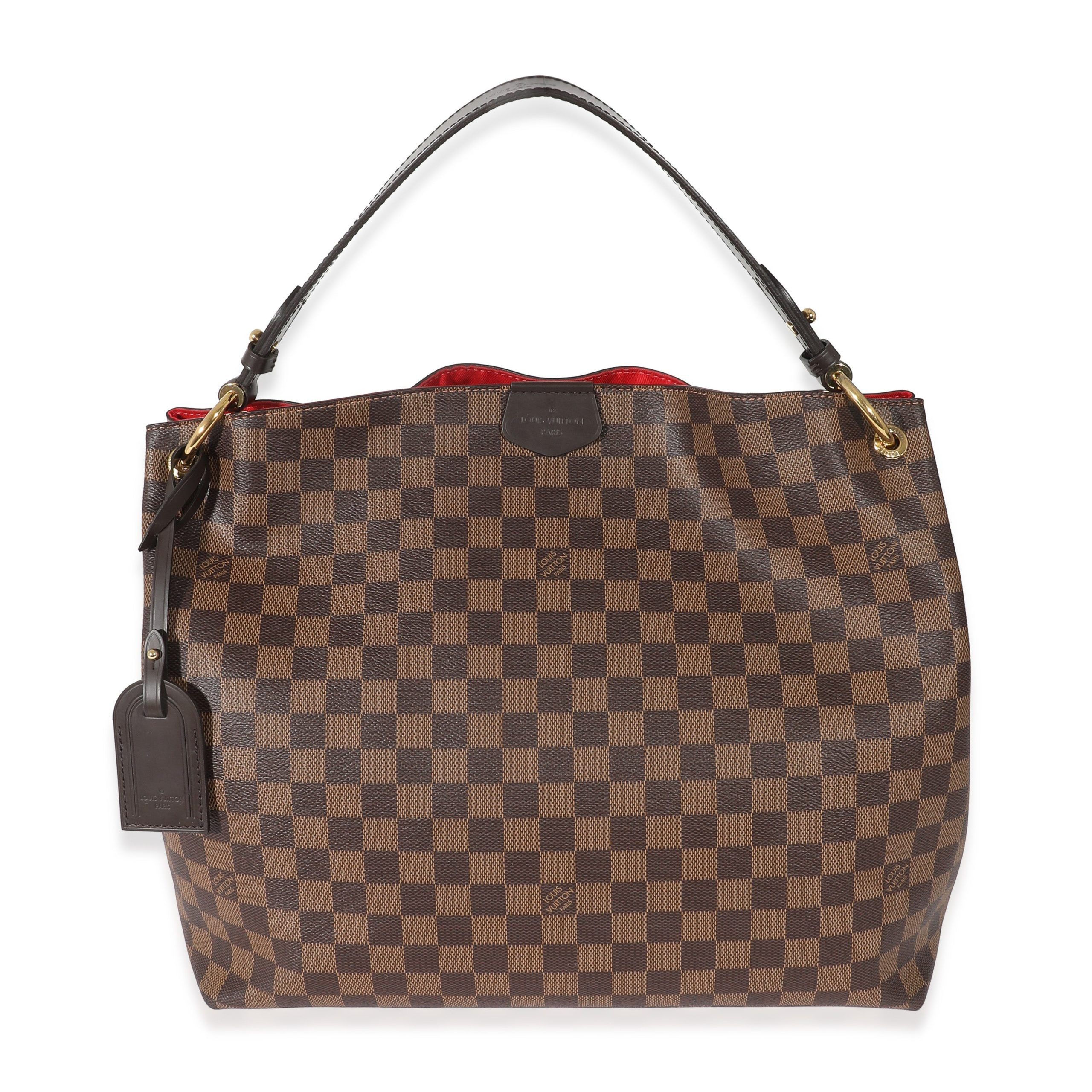 image of Louis Vuitton Damier Ebene Canvas Graceful Mm in Brown, Women's