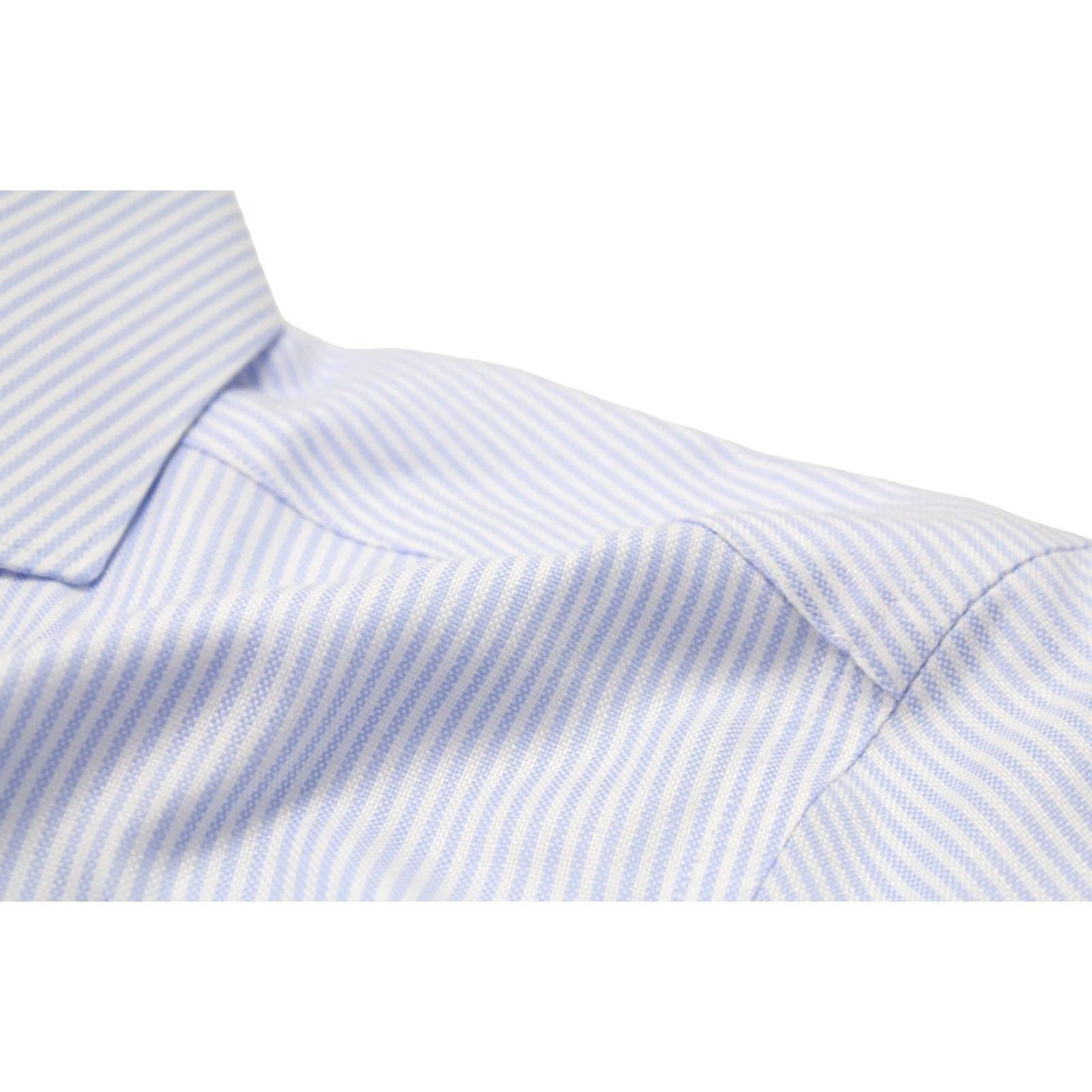 Suitsupply SUITSUPPLY Shirt Men's 39 / 15 1/2 Pinstriped Try On Extra Slim Fit Formal Size 40R - 6 Thumbnail