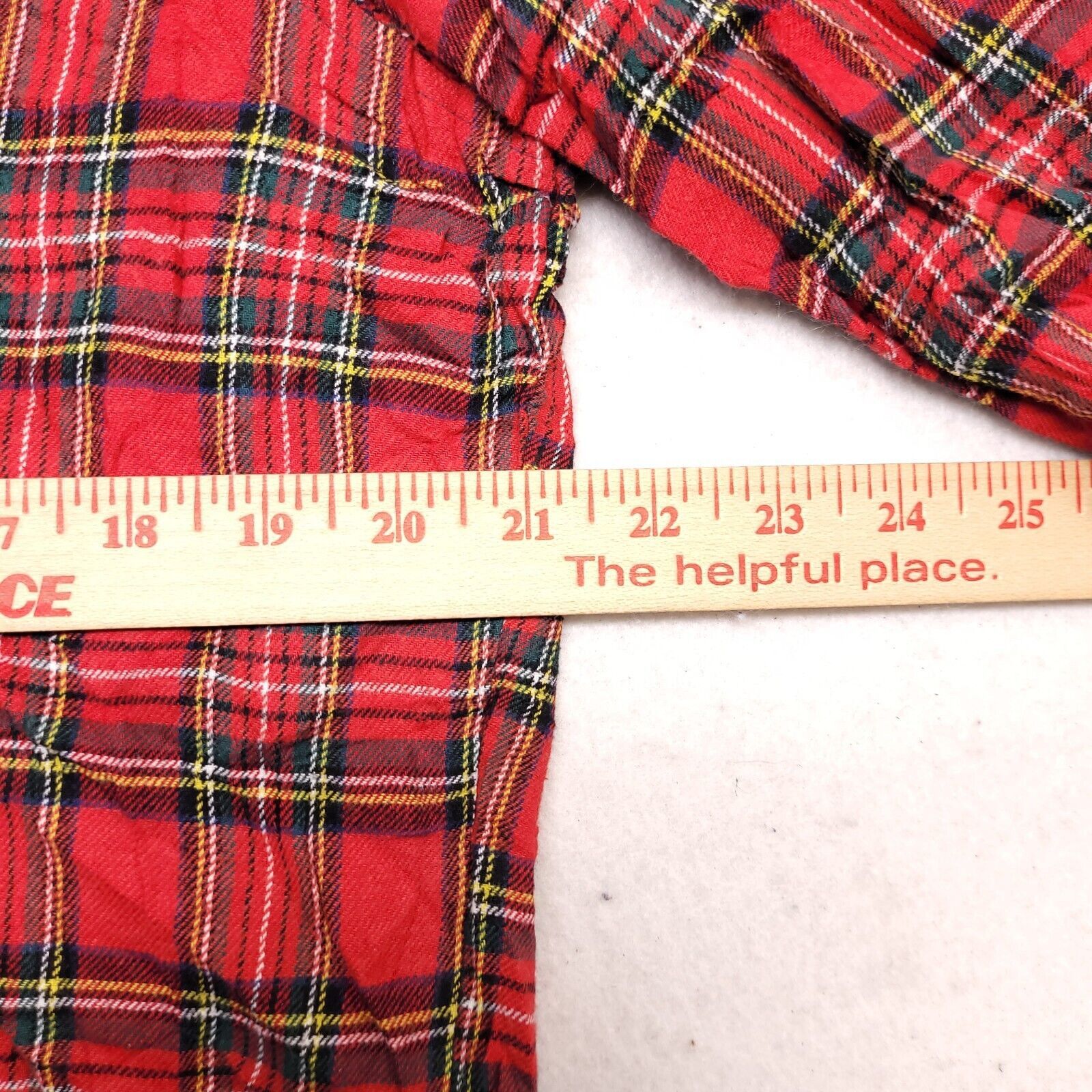 Saddlebred Saddlebred Tartan Flannel Shirt Mens Size Extra Large XL Red Size US XL / EU 56 / 4 - 7 Thumbnail