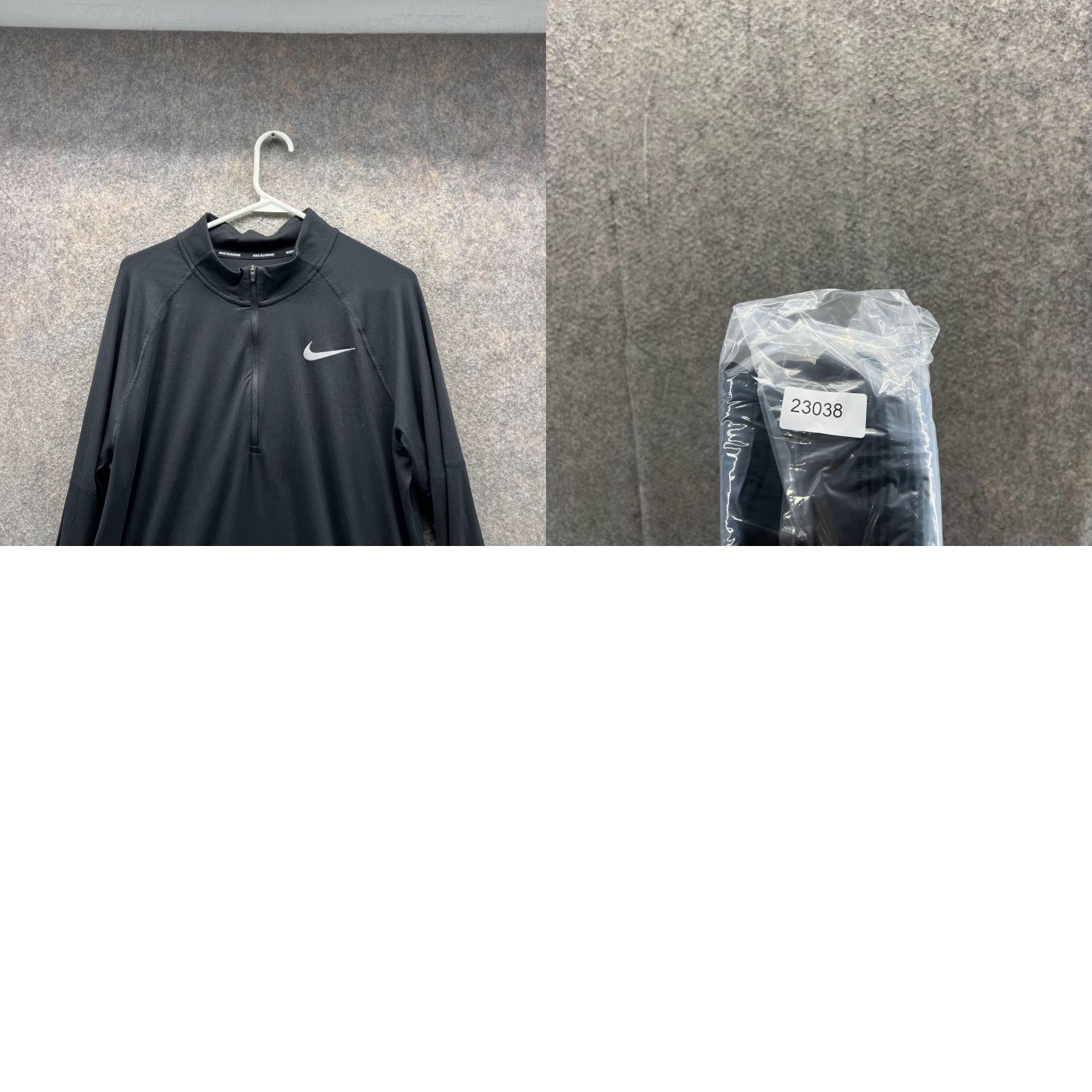 Nike VINTAGE Nike Sweatshirt Men Large Adult Black Athletic Running Dri Fit Polyester Swoosh Size US L / EU 52-54 / 3 - 9 Thumbnail