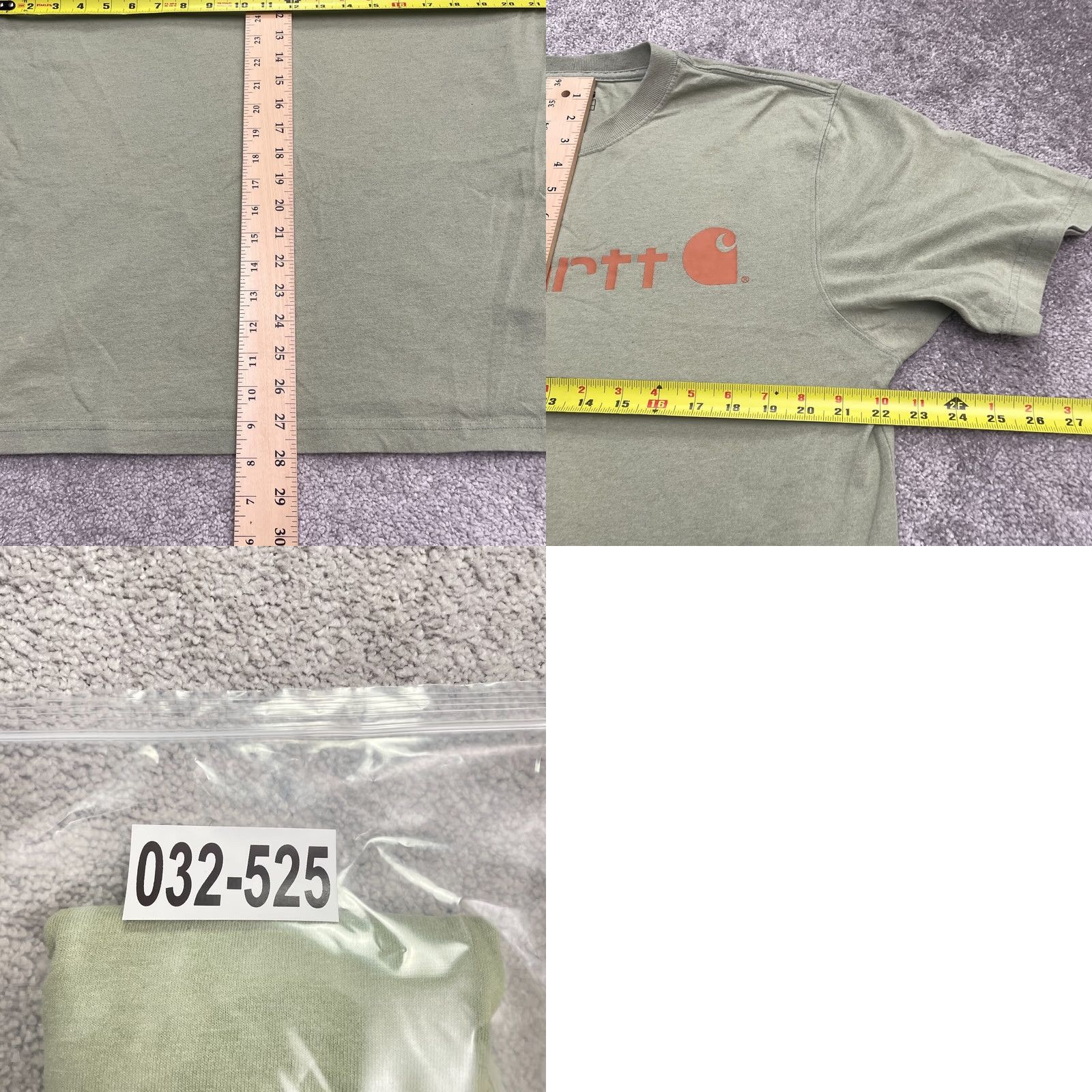 Carhartt VINTAGE Carhartt Loose Fit Graphic T-Shirt Mens Medium Green Crew Neck Cotton Casual Tee Size US M / EU 48-50 / 2 - 8 Thumbnail
