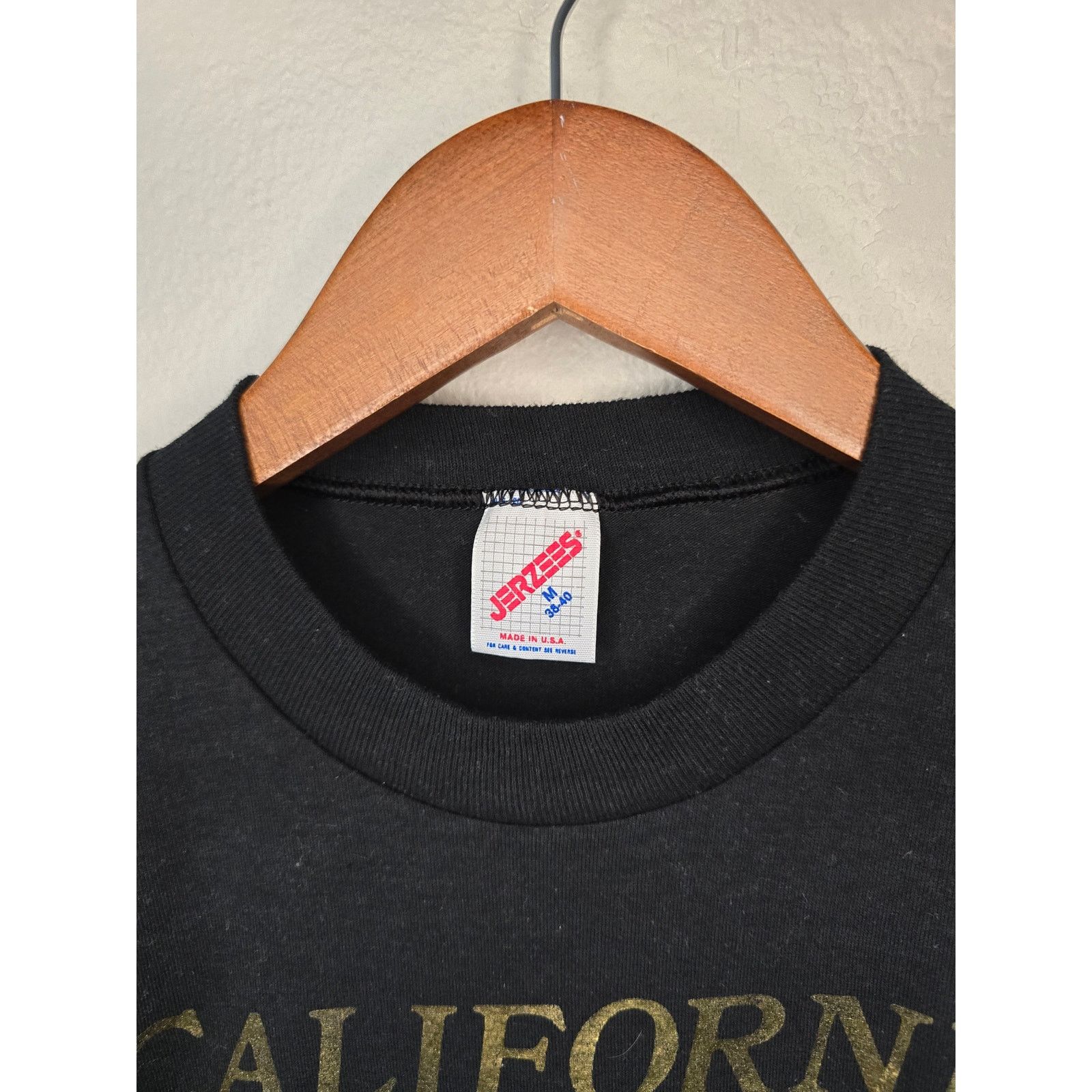 Jerzees × Vintage Vintage Wine Shirt California Heritage Cellars M Black Tee Size US M / EU 48-50 / 2 - 3 Thumbnail