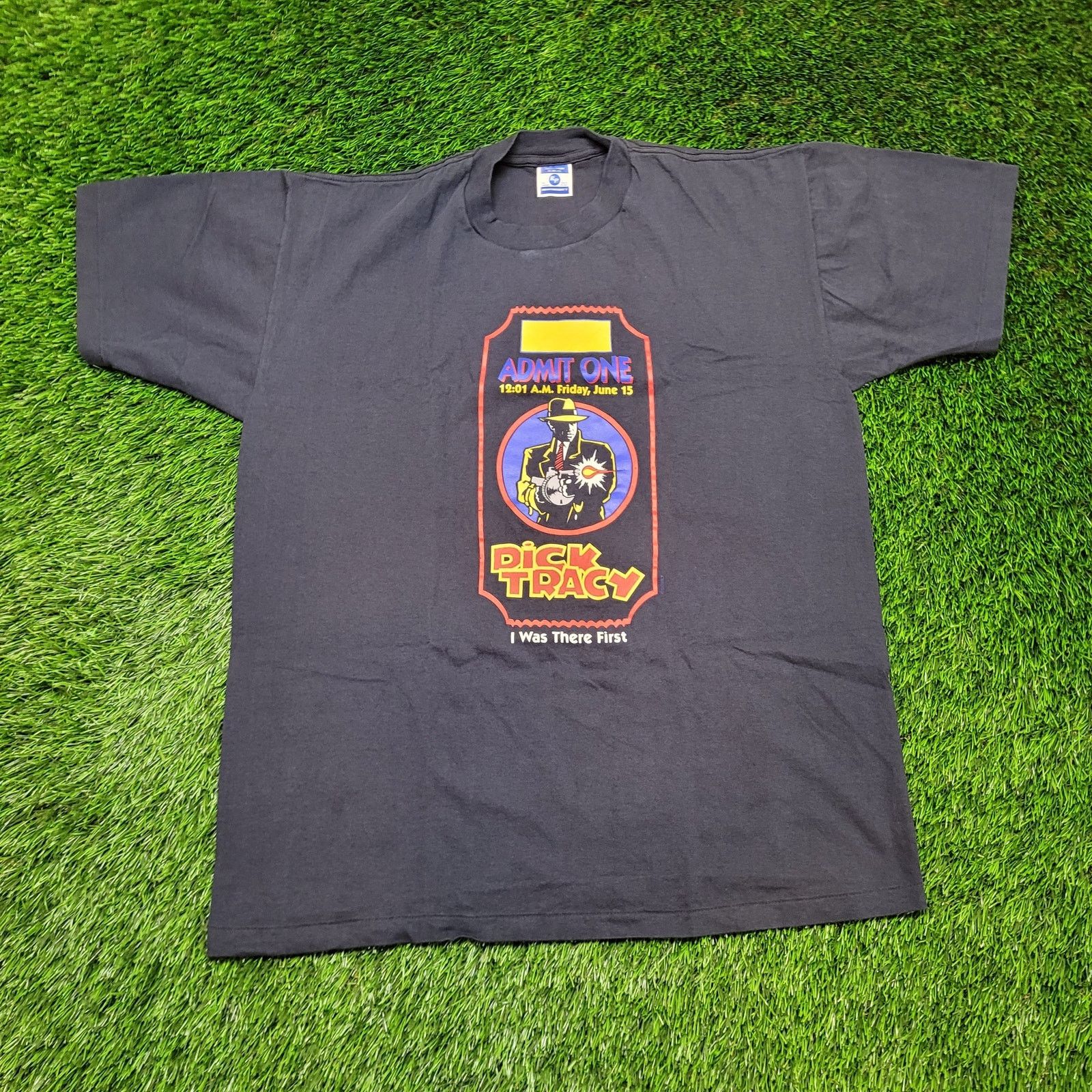 Vintage VTG 90s Dick Tracy Movie Premiere Tee Single Stitch USA XL Size US XL / EU 56 / 4 - 1 Thumbnail