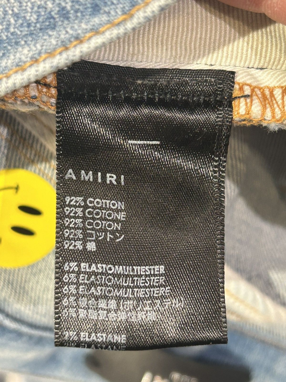Amiri Amiri vintage bandana artpatch jeans orange Size US 30 / EU 46 - 8 Thumbnail