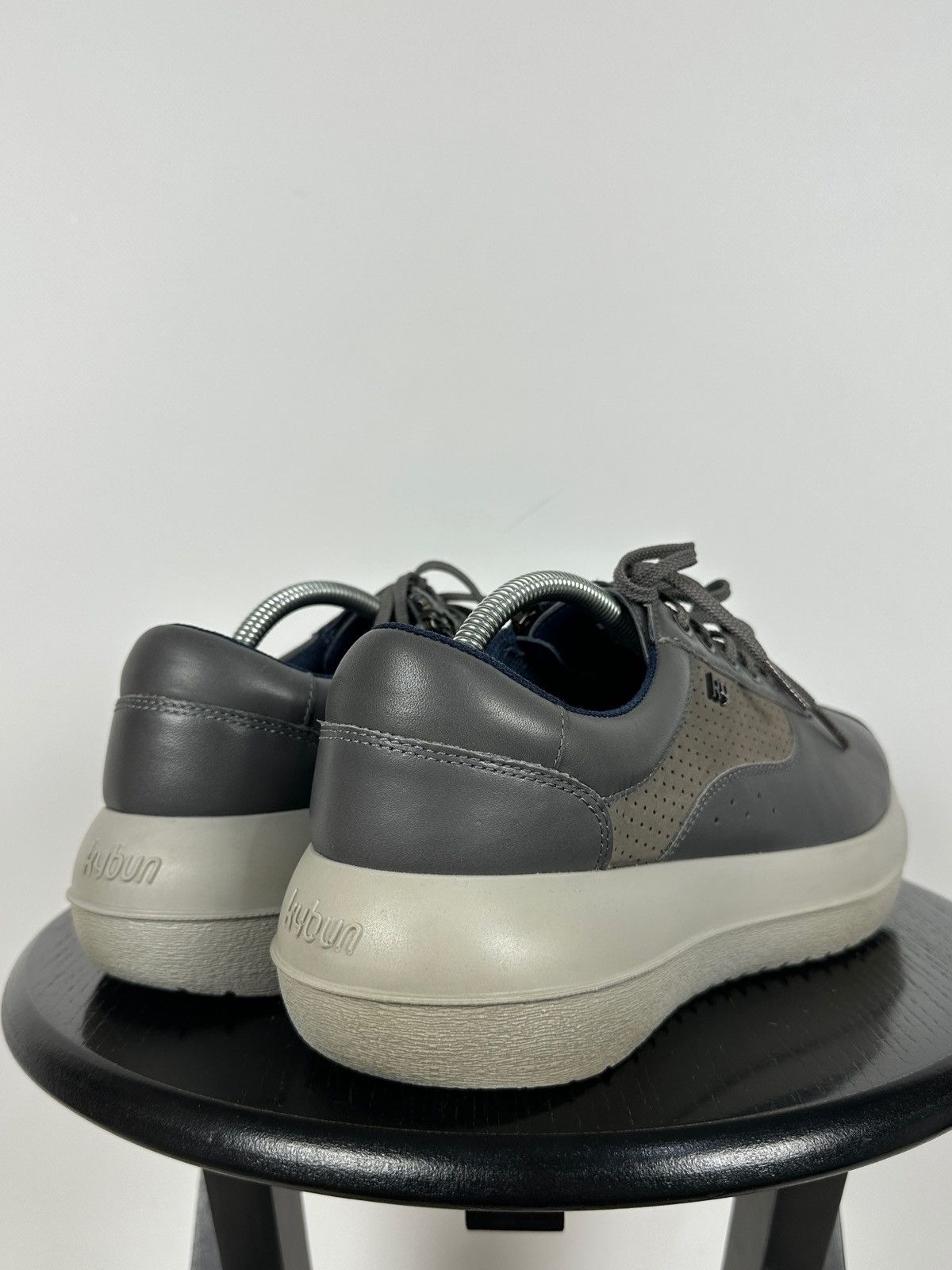 Kybun Kybun Gray Leather Orthopedic Comfort Sneakers Size US 9.5 / EU 42-43 - 7 Thumbnail