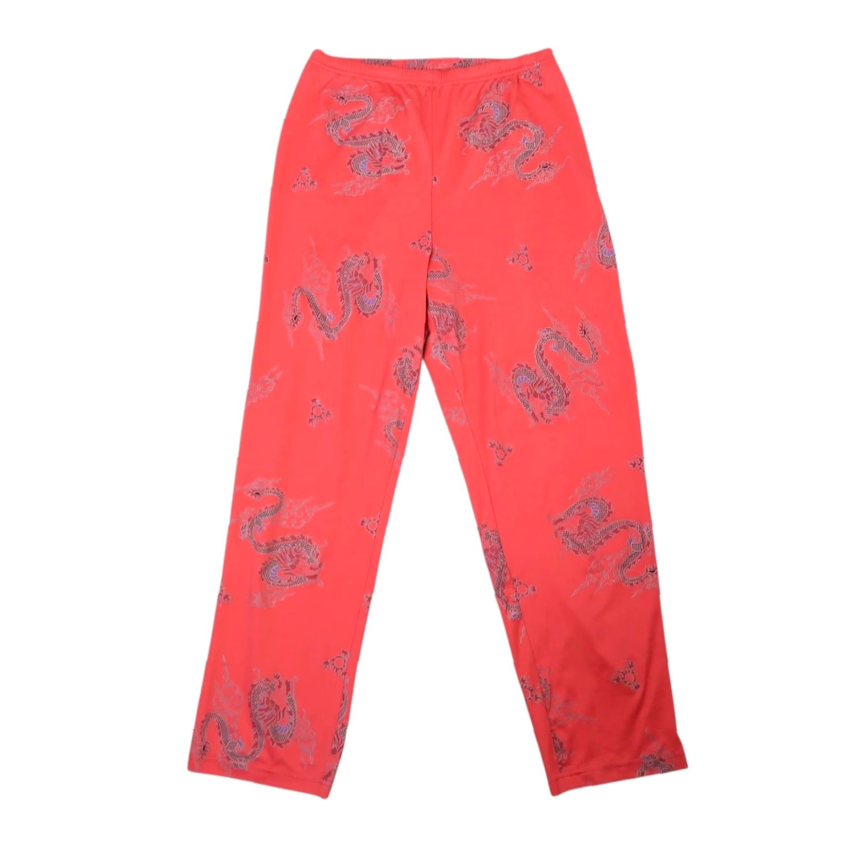 Vintage VINTAGE 90s Soft Wear red dragon lounge pajama pants M Women Lounge Pants 90s Womens Size 32" / US 10 / IT 46 - 2 Thumbnail