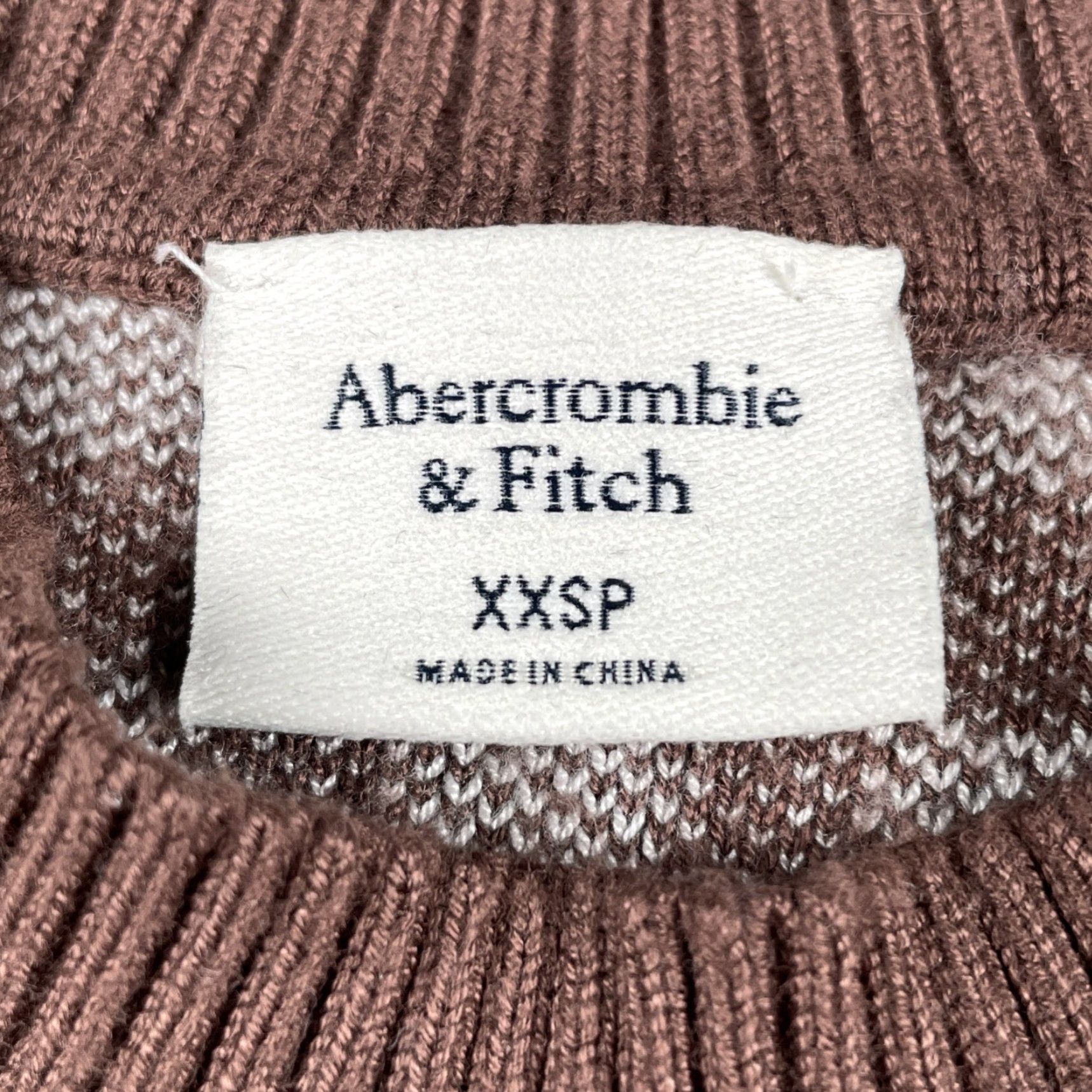 Abercrombie & Fitch VINTAGE Abercrombie & Fitch XXSP Knit Bodycon Checkered Dress Ultra Soft EUC Dress P2XS Midi White Short Sleeve Crew Neck Petites Womens Size XXS / US 00 / IT 34 - 3 Thumbnail