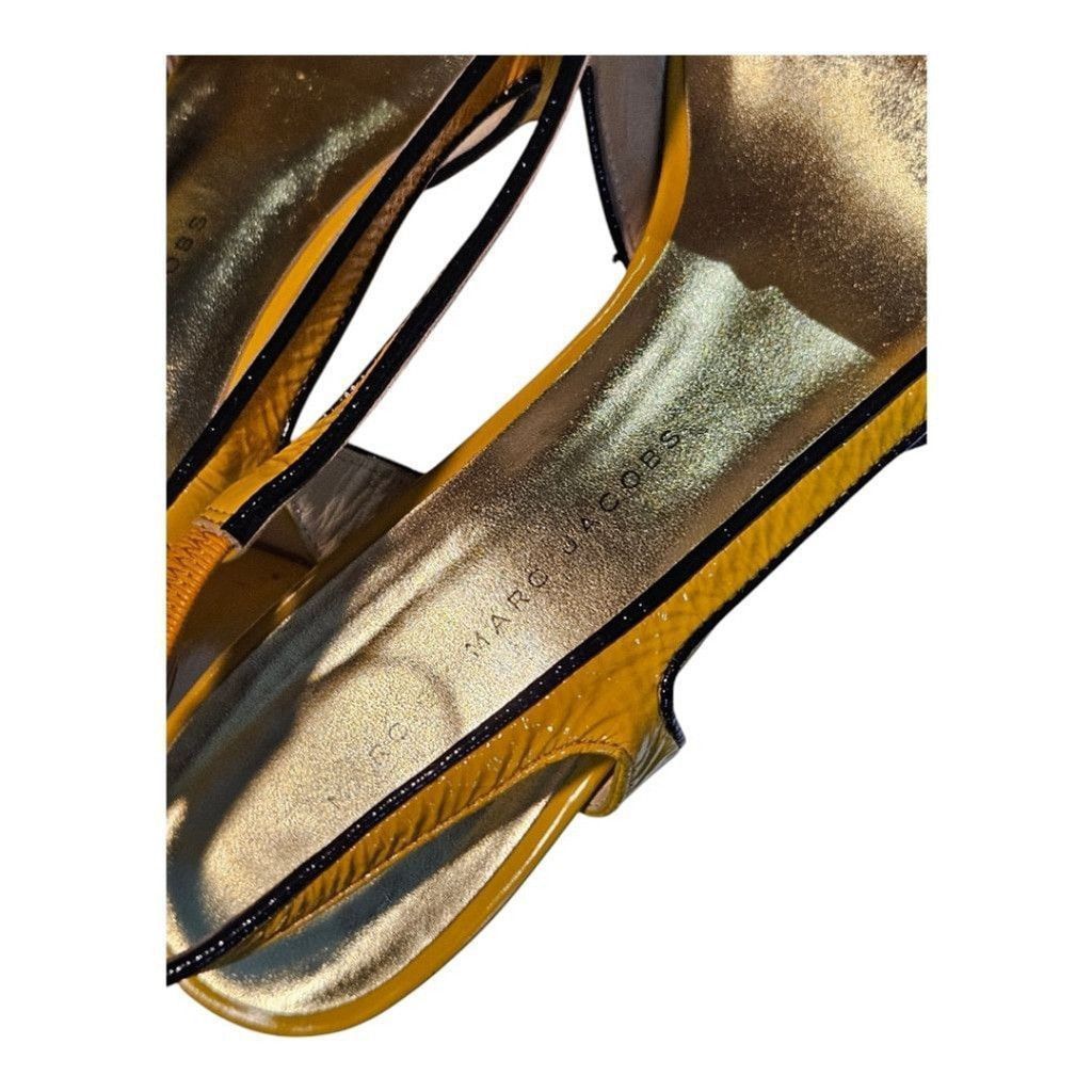 Marc Jacobs Marc Jacobs Yellow Slingback Heels Size 39.5 Size US 7.5 / IT 37.5 - 6 Thumbnail