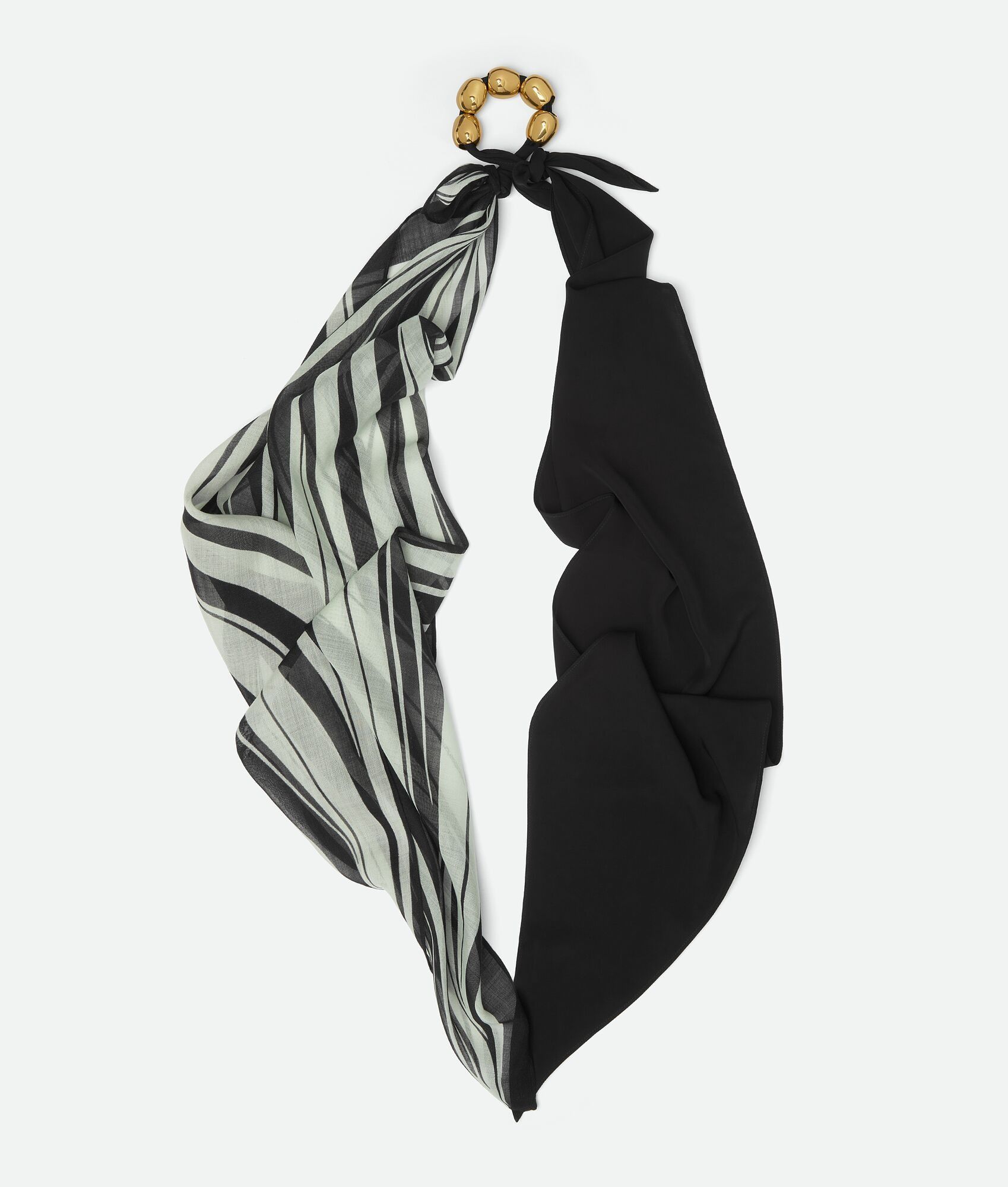 Bottega Veneta o1bcso1str0225 Size: OS / Printed Wool Beads Scarf Size ONE SIZE - 4 Thumbnail