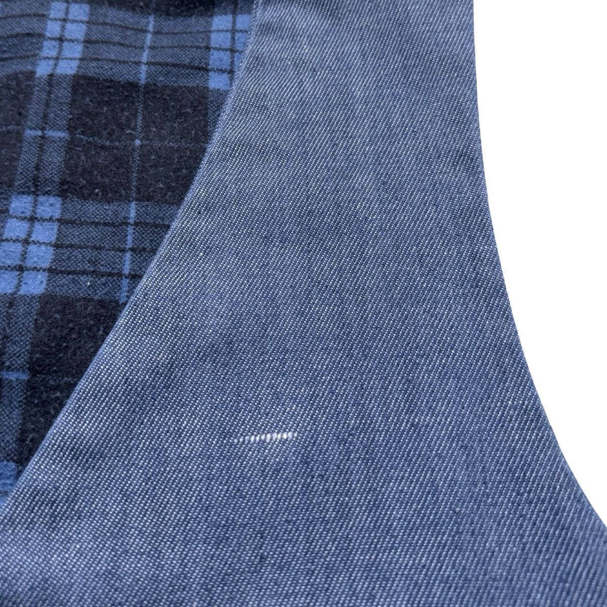 Vintage Vintage West Cal 45 Denim Snap Buttom Vest Plaid M Cinch Size US M / EU 48-50 / 2 - 3 Thumbnail