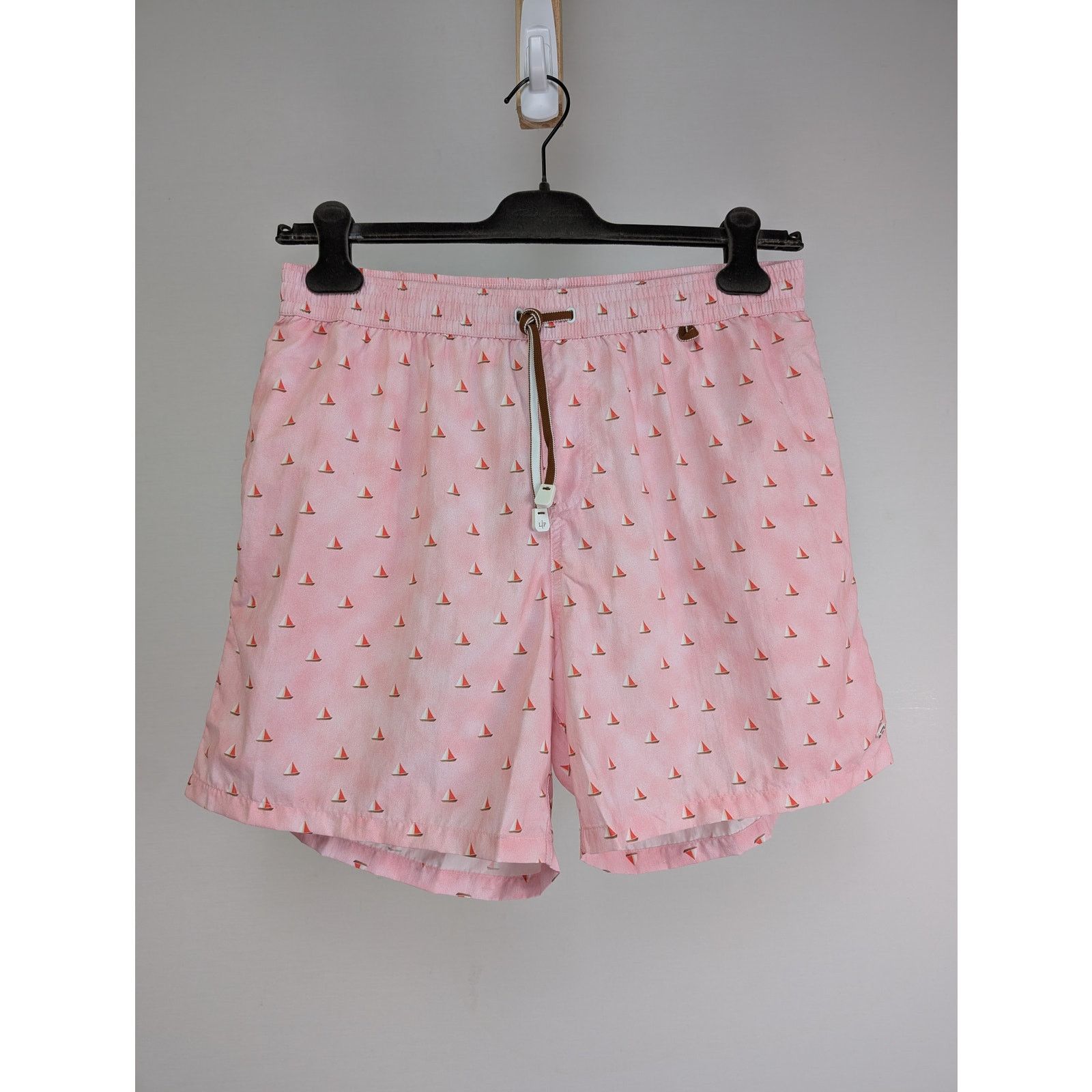 o1rshd1 Bay DTL Toy Print Rain Short in Pink