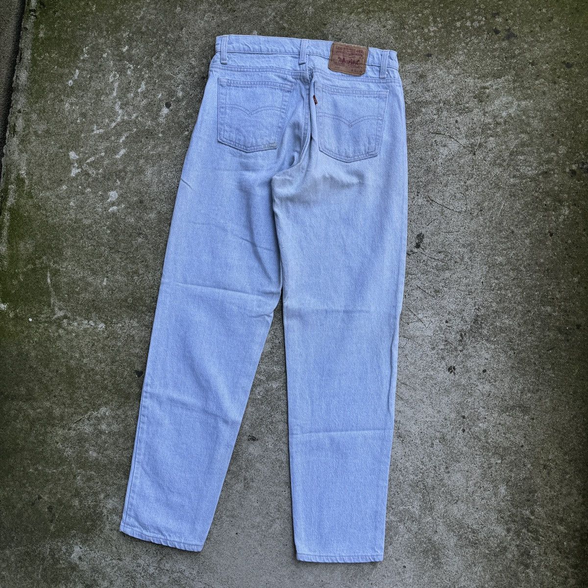 Levi's 90s Levi's 550 Light Wash Baggy Jeans ERD Grunge Chrome Size US 30 / EU 46 - 8 Thumbnail