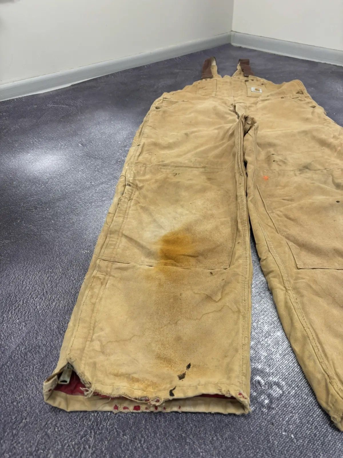 Carhartt × Vintage Vintage Carhartt Double Knee USA Workwear Dad Hype Overall Size US 40 / EU 56 - 4 Thumbnail