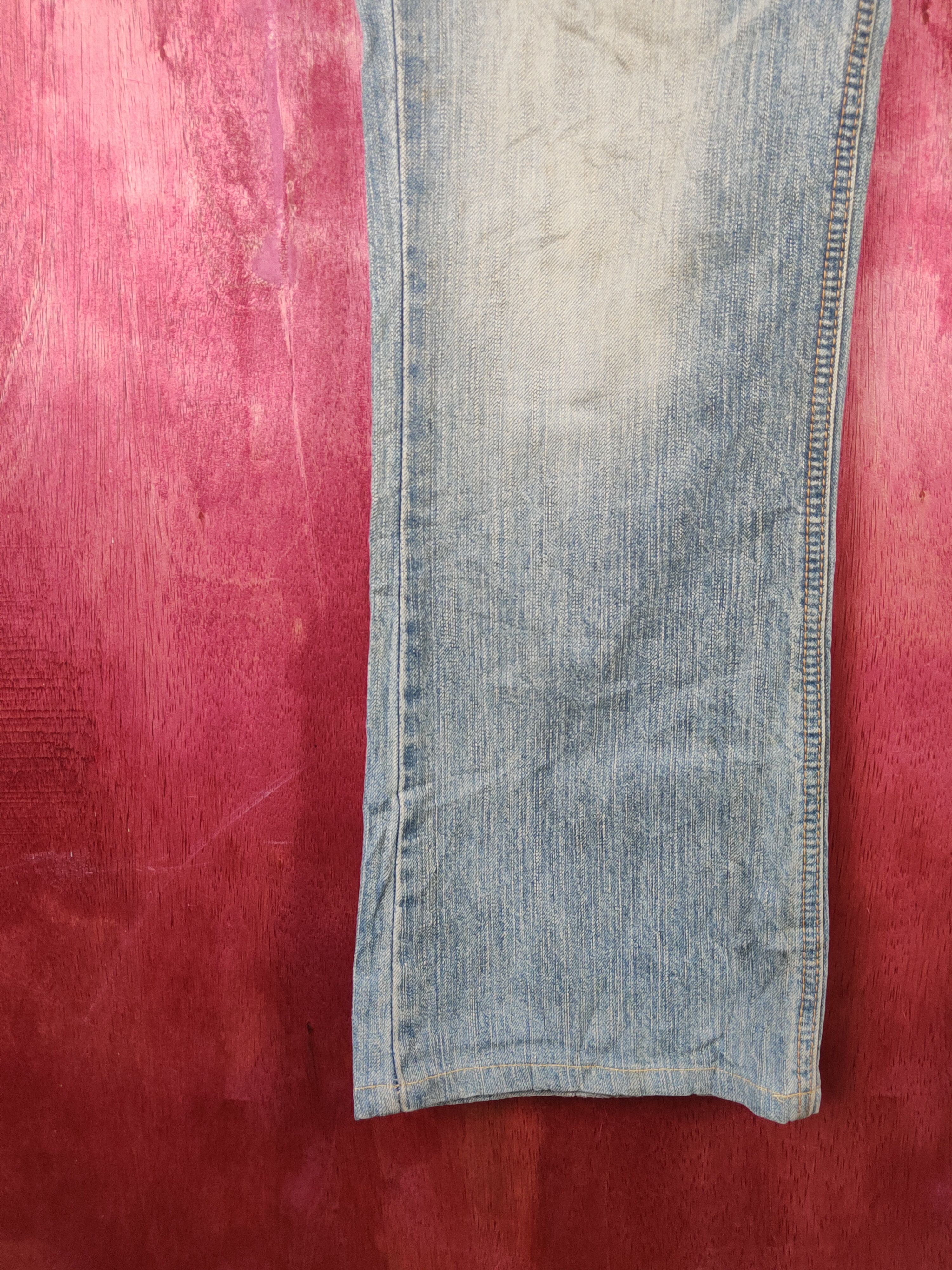 Edwin Edwin Blue Faded Distressed Ripped Jeans #S1768 Size US 32 / EU 48 - 4 Thumbnail