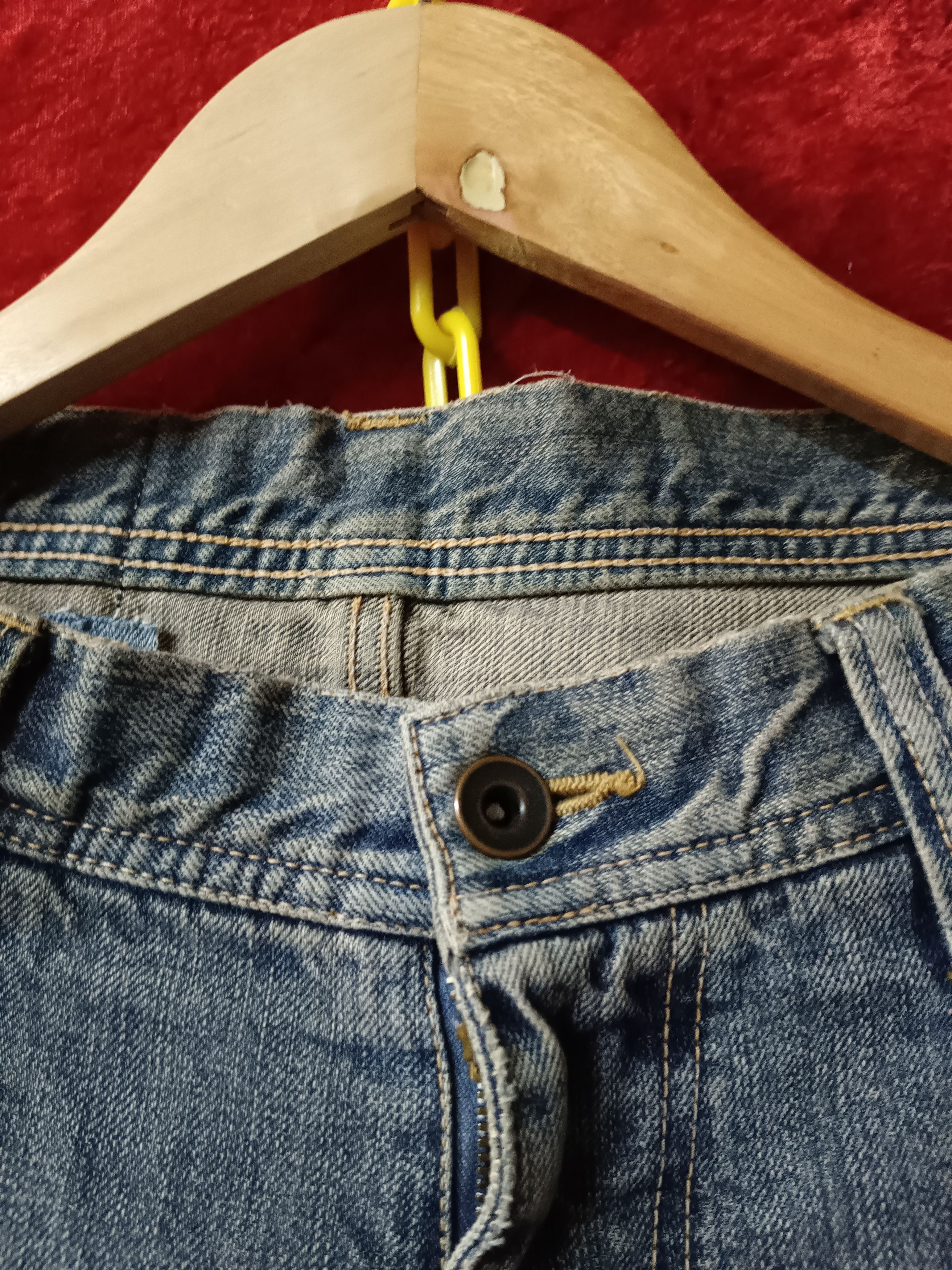 Japanese Brand × Tete Homme × Vintage Studded Short Jeans Size US 32 / EU 48 - 7 Thumbnail