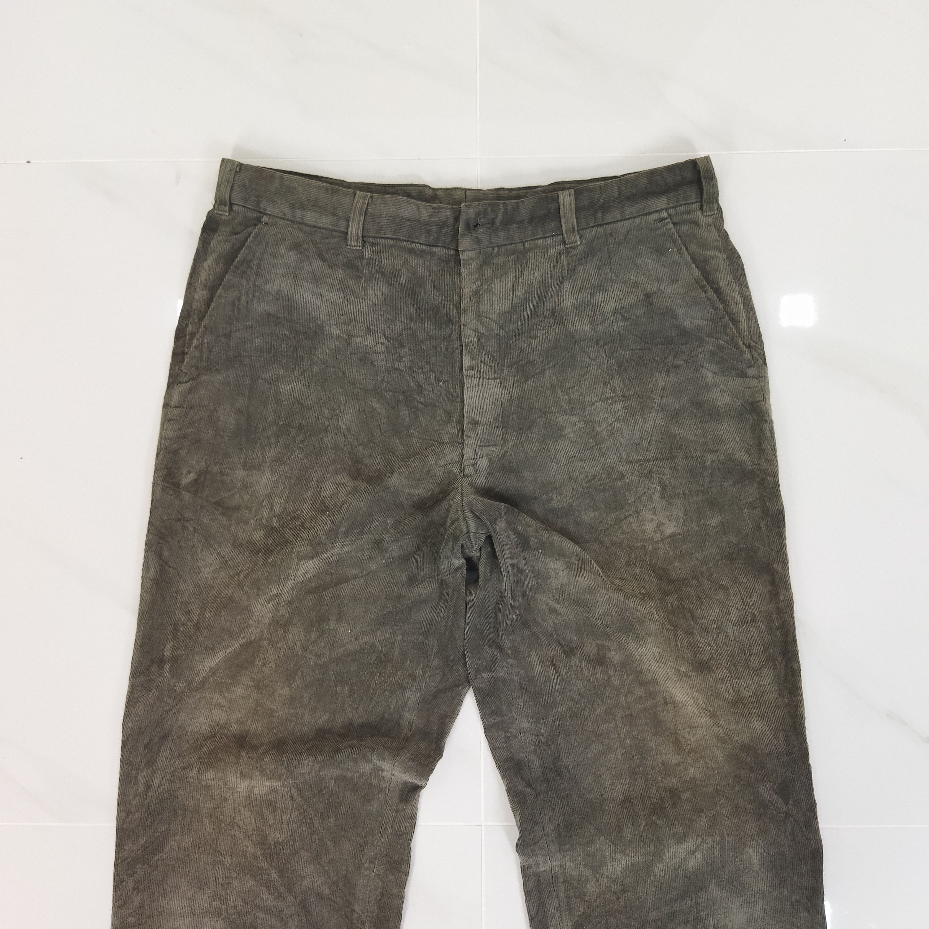 Japanese Brand PENTHOUSE CORDUROI FADED GREEN PANTS Size US 36 / EU 52 - 2 Thumbnail