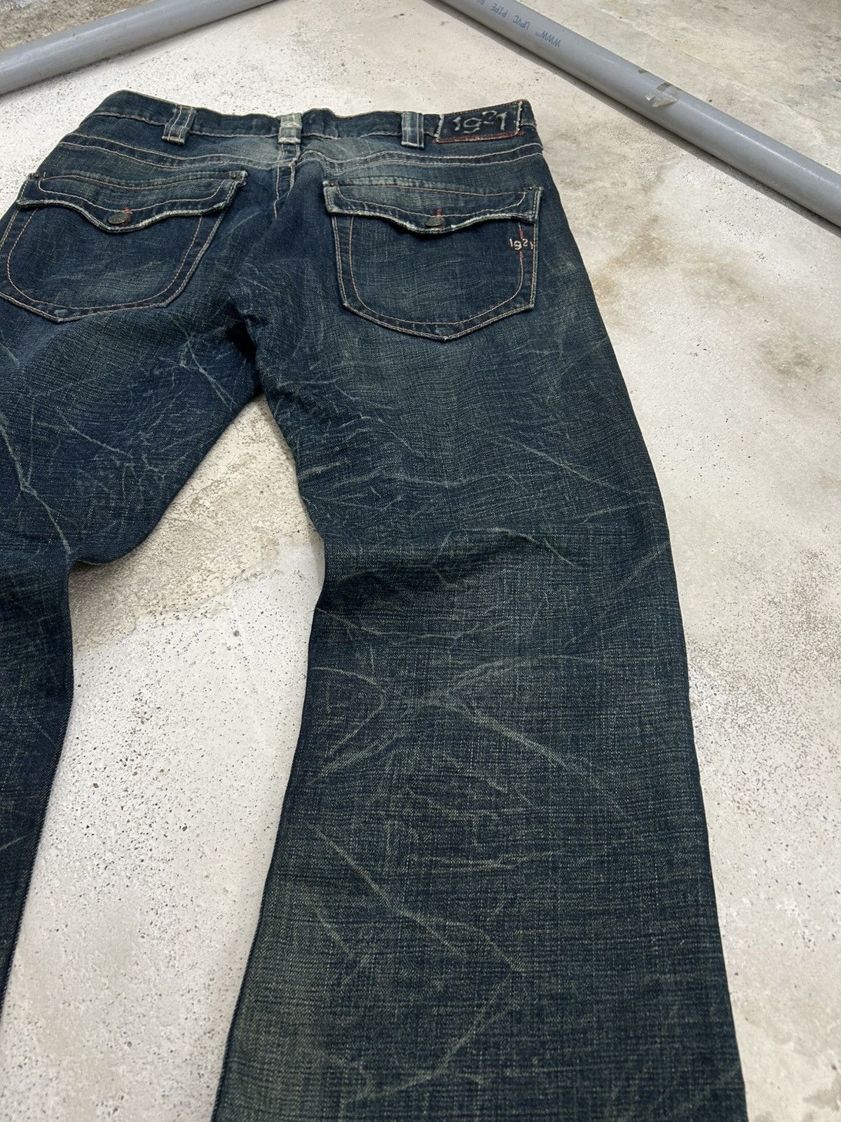 Hysteric Glamour Vintage Extreme Flared Jeans 1927 Brand Distressed Denim Size US 34 / EU 50 - 12 Thumbnail