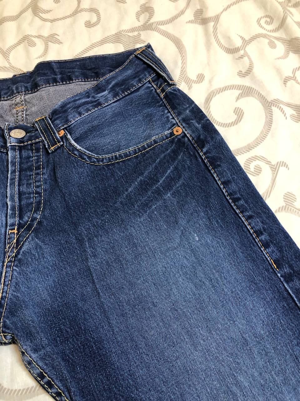 Levi's Light Wash Jeans 90s Levi's 901 Distressed Faded Size US 34 / EU 50 - 10 Thumbnail