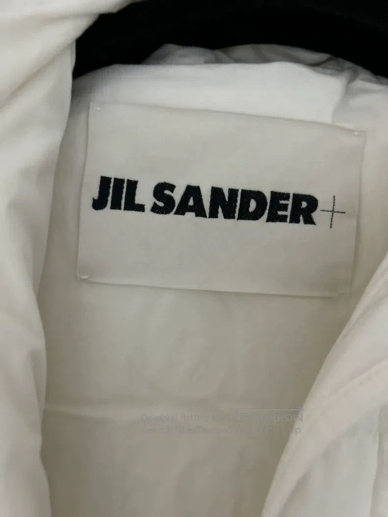 Jil Sander Jil Sander size 36 Long white down jacket with hood Size M / US 6-8 / IT 42-44 - 3 Thumbnail