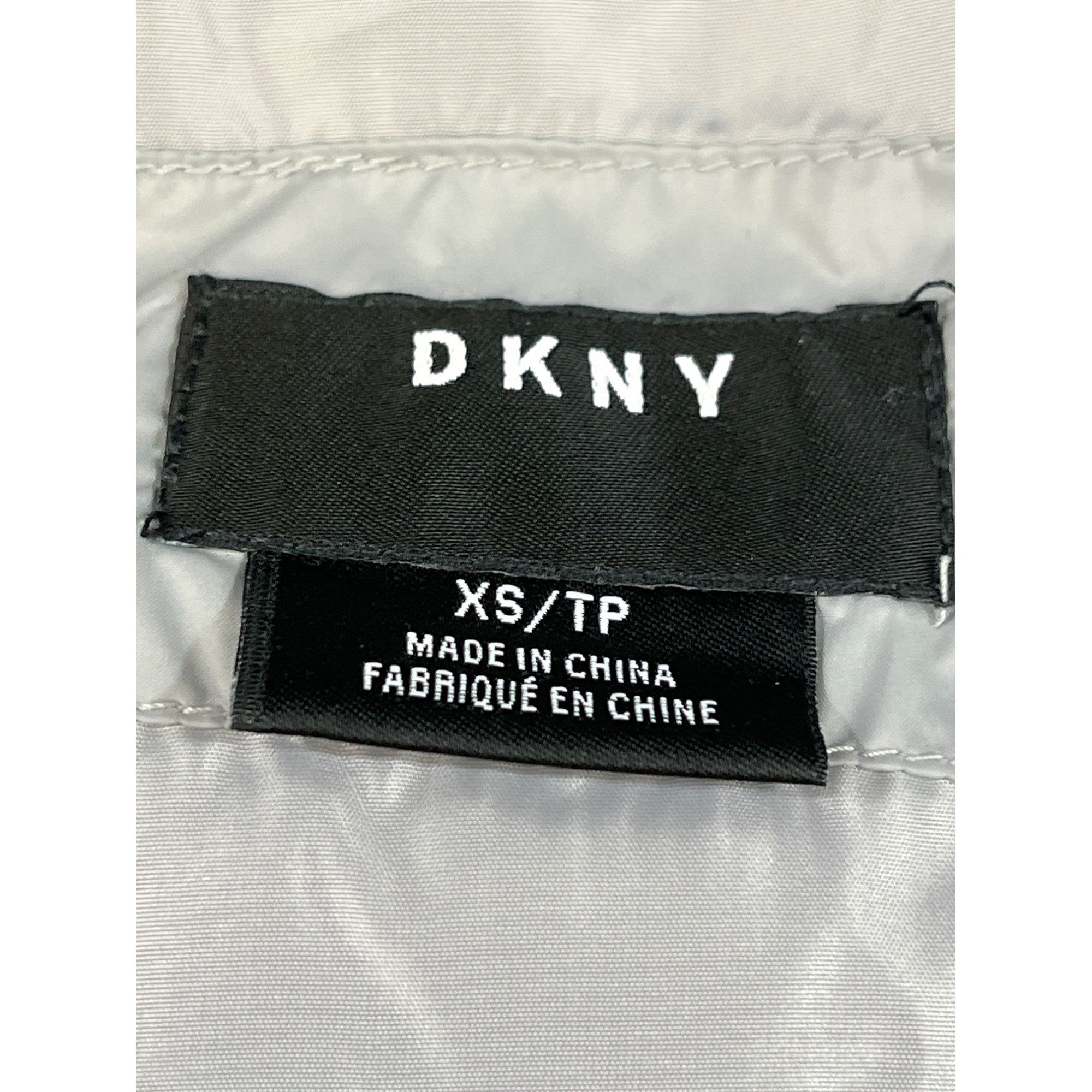 DKNY DKNY Women's Grey Lightweight Puffer Vest Size XS SKU 6302 Size XS / US 0-2 / IT 36-38 - 5 Thumbnail