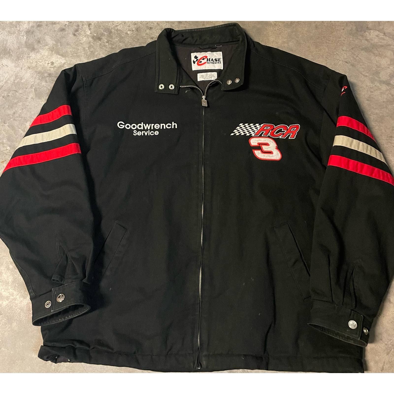 Chase Authentics DALE discount EARNHARDT GM Goodwrench Service NASCAR MediumRacing Jacket