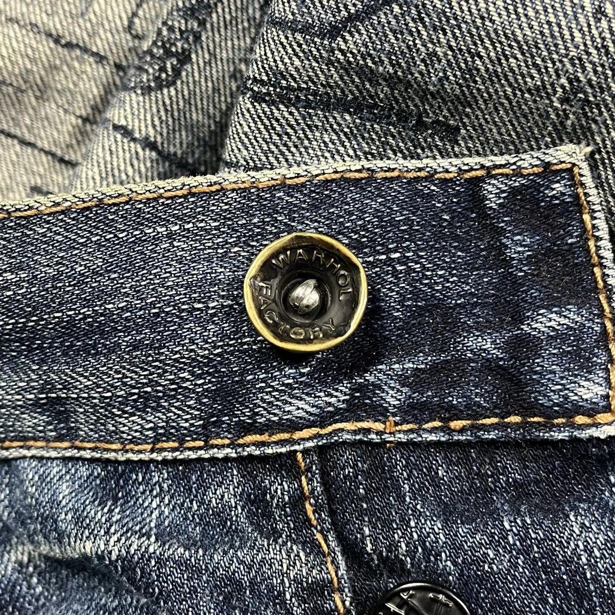 Andy Warhol × Levi's RARE Levi's X Andy Warhol Patchwork Selvedge Denim Size US 28 / EU 44 - 11 Thumbnail