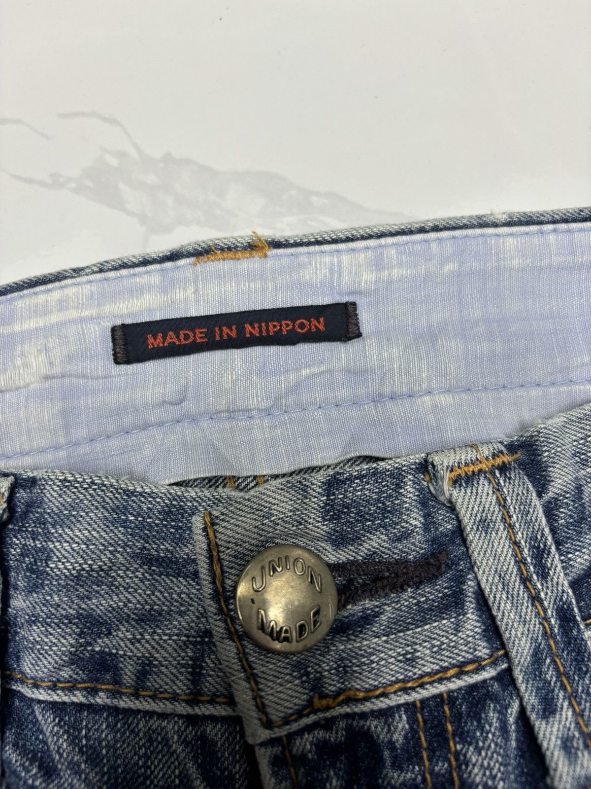 Hysteric Glamour × Japanese Brand × Kapital 🔥BLUE WAY Distressed Denim Union Made Ripped Jeans Size US 32 / EU 48 - 9 Thumbnail