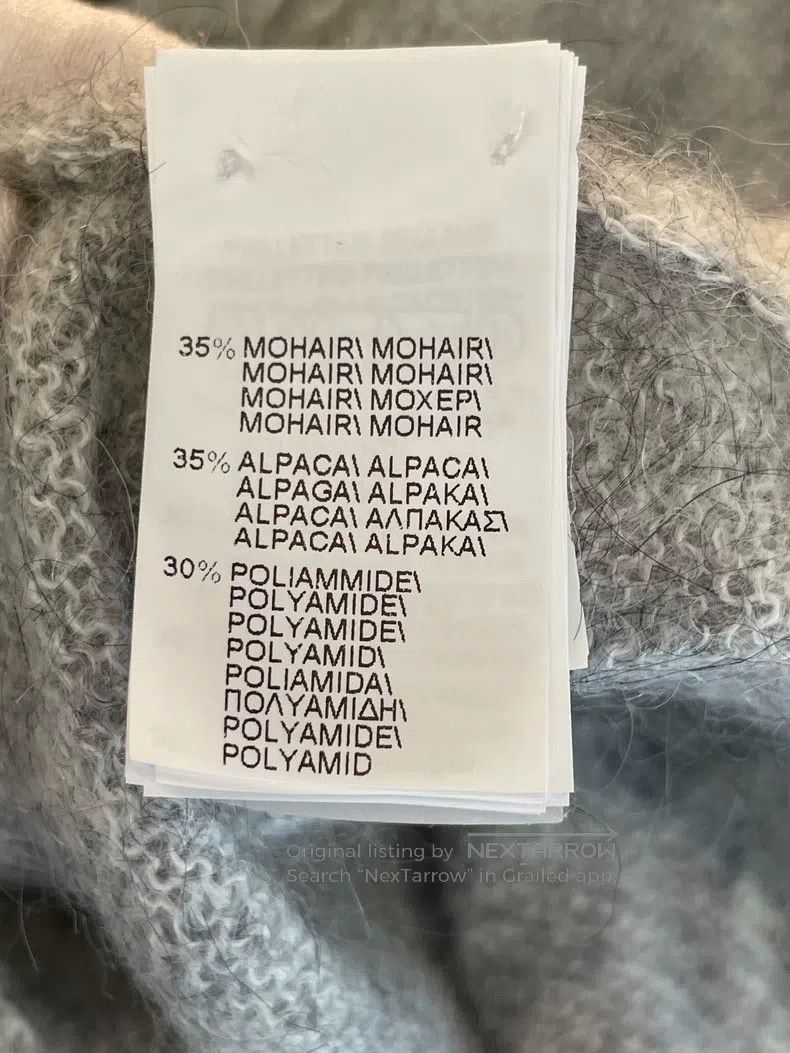 Brunello Cucinelli Brunello Cucinelli Light grey cashmere and mohair sweater Size 3XL / US 20-22 - 4 Thumbnail