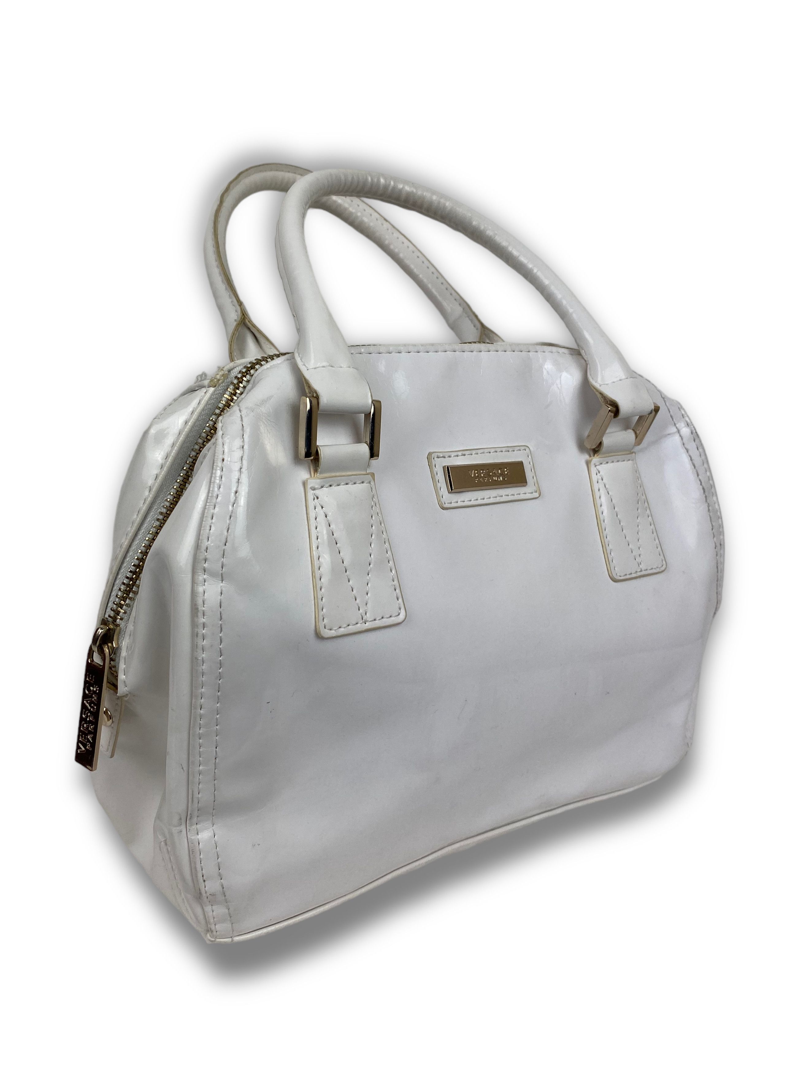 Versace Vintage VERSACE Parfums White Handle Bag M519 Size ONE SIZE - 2 Thumbnail