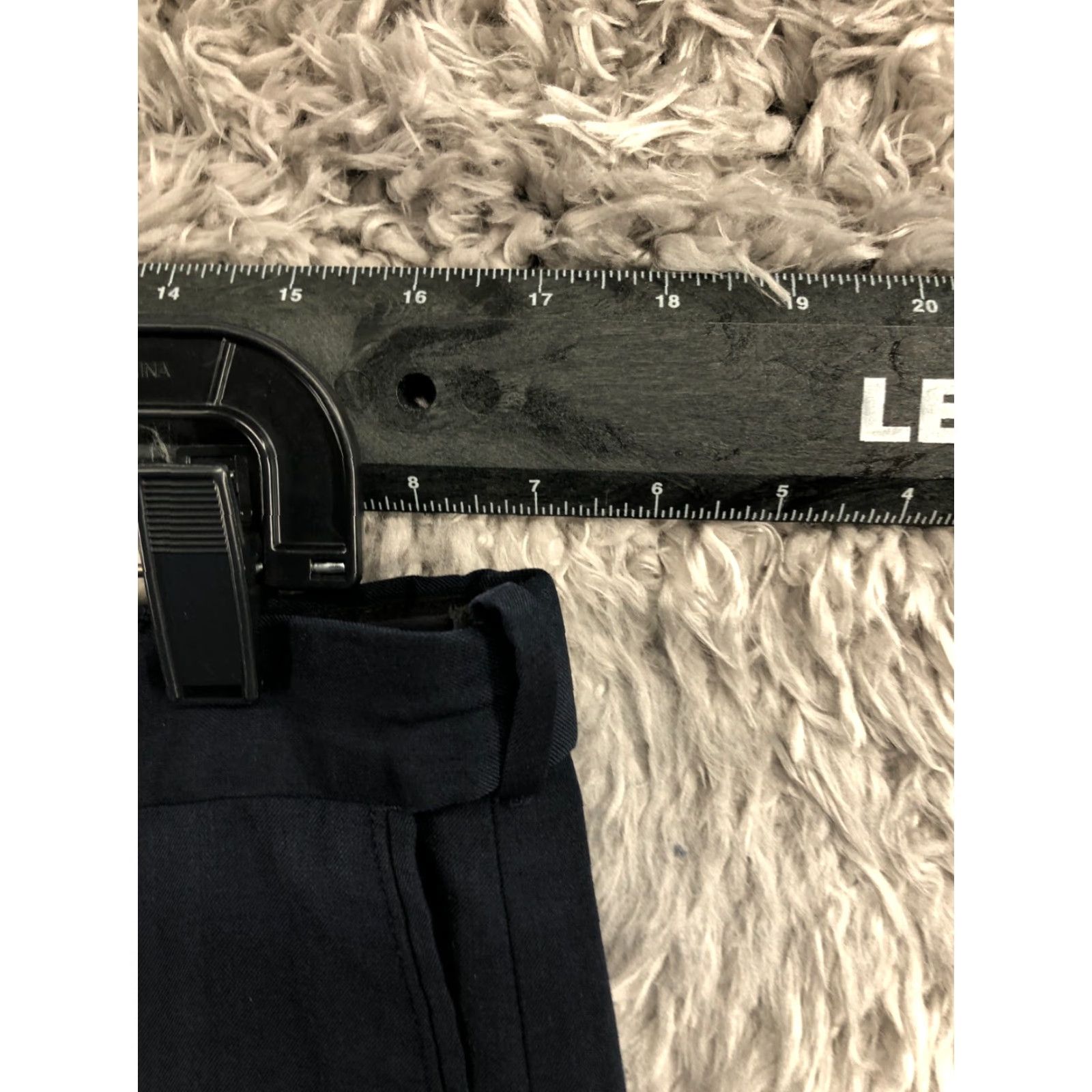 Roundtree & Yorke Roundtree & Yorke Dress Pants 34x30 Mens Black Easy Care Stretch 5-Pocket Hook Eye Flat Front Regular Size US 34 / EU 50 - 2 Thumbnail