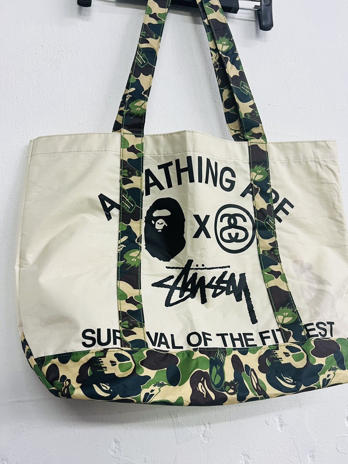 Bape × Stussy BAPE x STUSSY TOTE BAG Size ONE SIZE - 2 Thumbnail