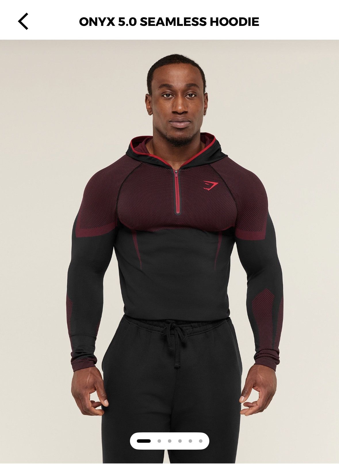 Gymshark Gymshark Onyx V3 Compression Hoodie Black Onyx ✓DAVID