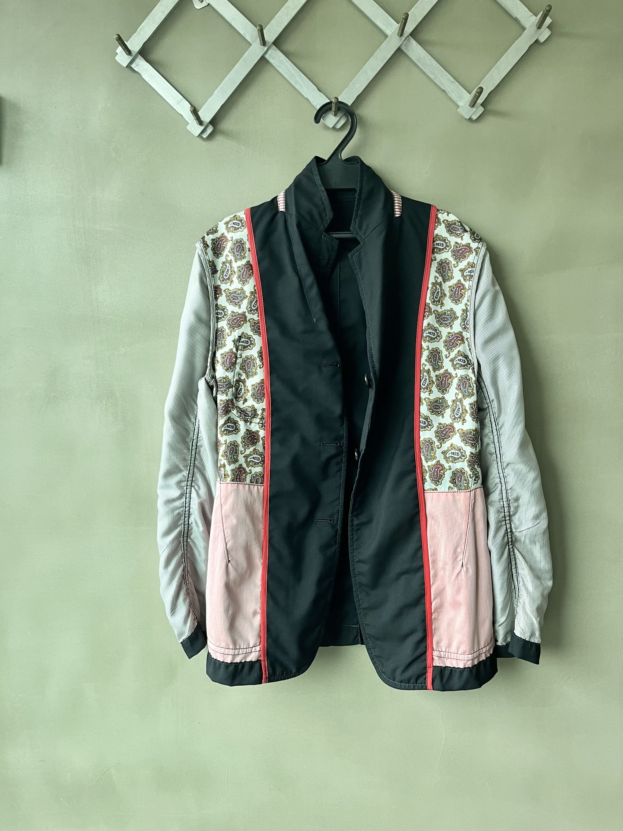Comme des Garcons Homme Comme des Garcons Homme Paisley Lined 3 buttons front Blazer Size US XS / EU 42 / 0 - 5 Thumbnail