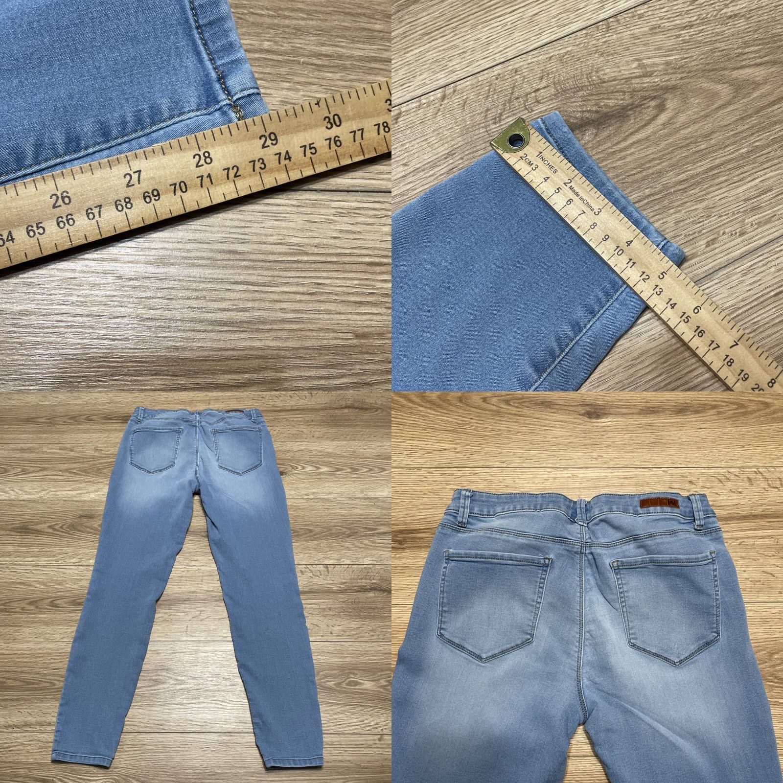 Vintage VINTAGE LEI Jeans Regular Straight Leg Light Wash Size 13 Junior Womens Blue Size 34" / US 12 / IT 48 - 8 Thumbnail