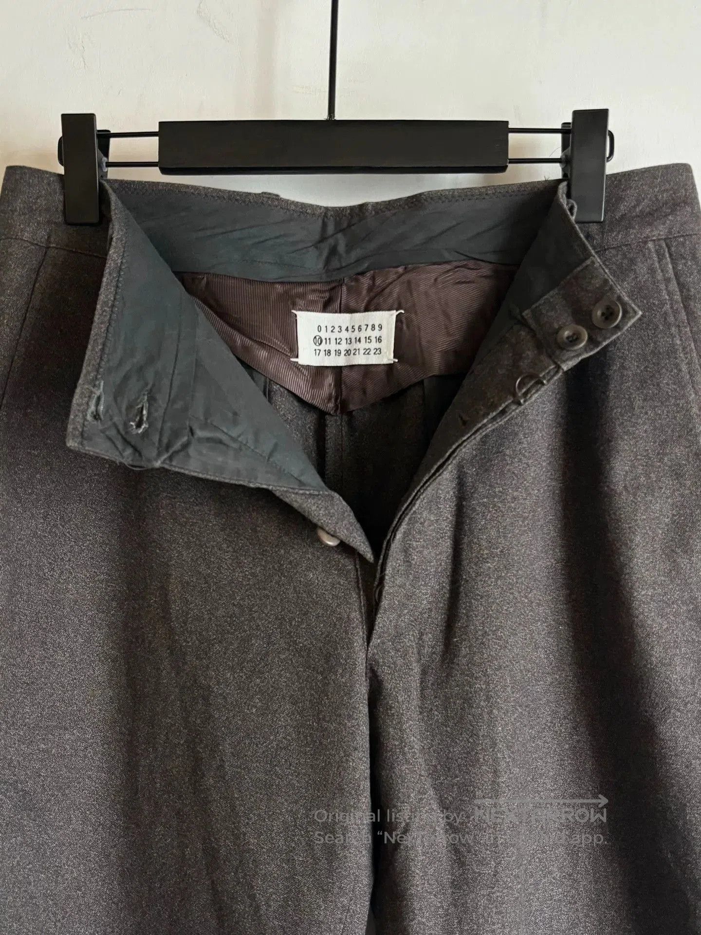 Maison Margiela Maison Martin Margiela Mouse Skin Flared Pants. Size US 38 / EU 54 - 5 Thumbnail