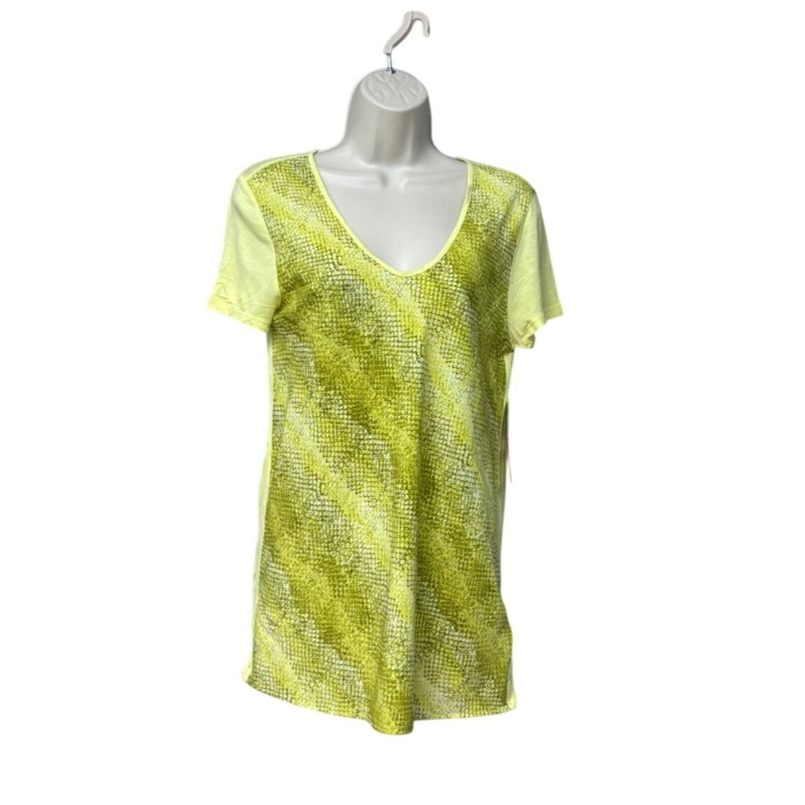 Calvin Klein Calvin Klein Jeans Women's Mixed Media Print Block Swing Te Size S / US 4 / IT 40 - 11 Thumbnail