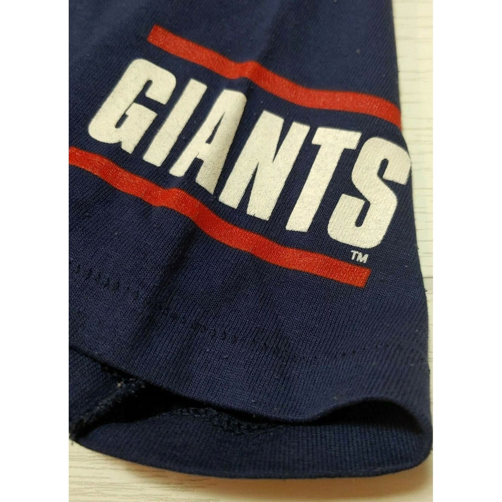 Vintage VINTAGE NY Giants Football Pocket T-Shirt Blue Small Unisex Adults USA Made 25in Long 16in Pit to Pit Shirt Mens Womens Boys Girls Size US S / EU 44-46 / 1 - 4 Thumbnail