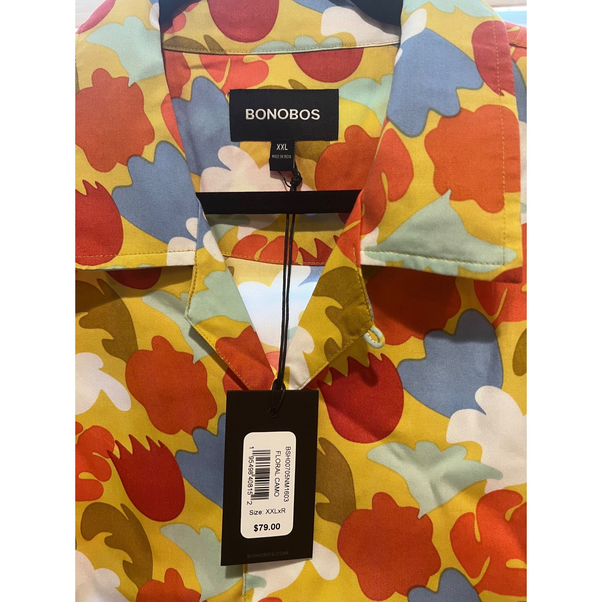 Bonobos Bonobos Riviera Short Sleeve Button Up Shirt NWT - Size XXL Size US XXL / EU 58 / 5 - 3 Thumbnail