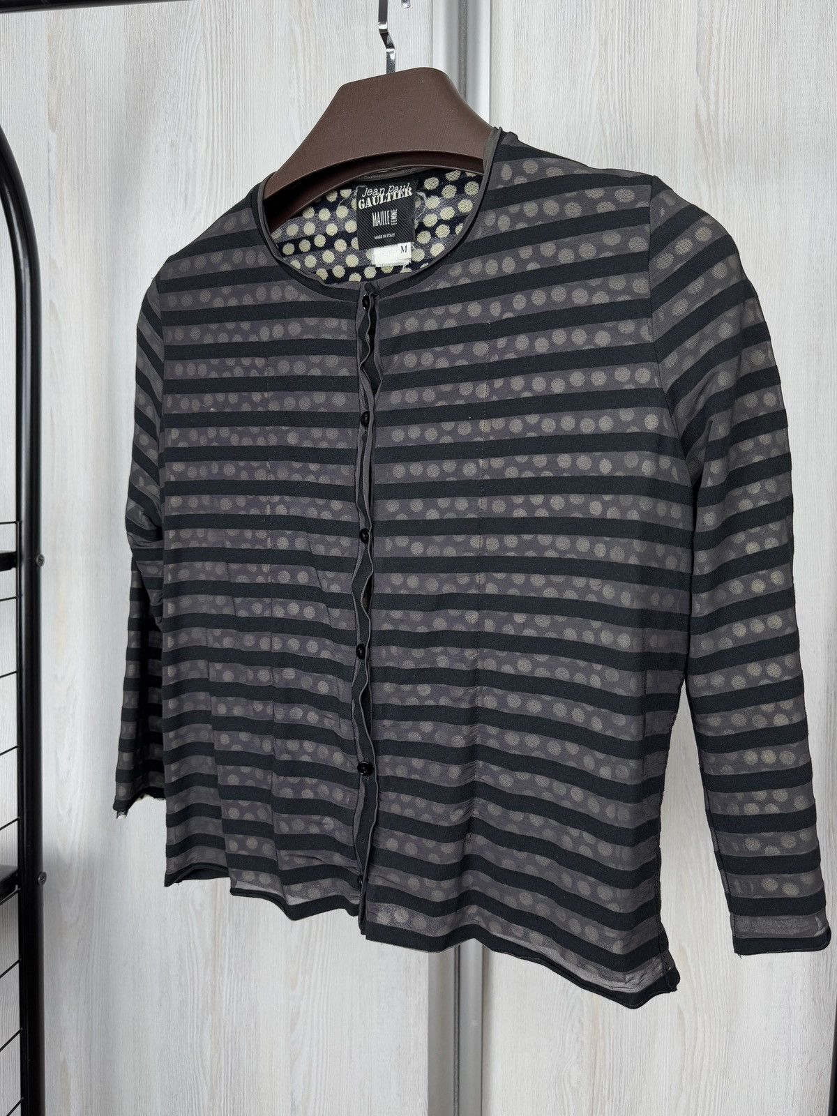 Jean Paul Gaultier Jean Paul Gaultier Maille Femme striped polka dot cardigan Size M / US 6-8 / IT 42-44 - 5 Thumbnail