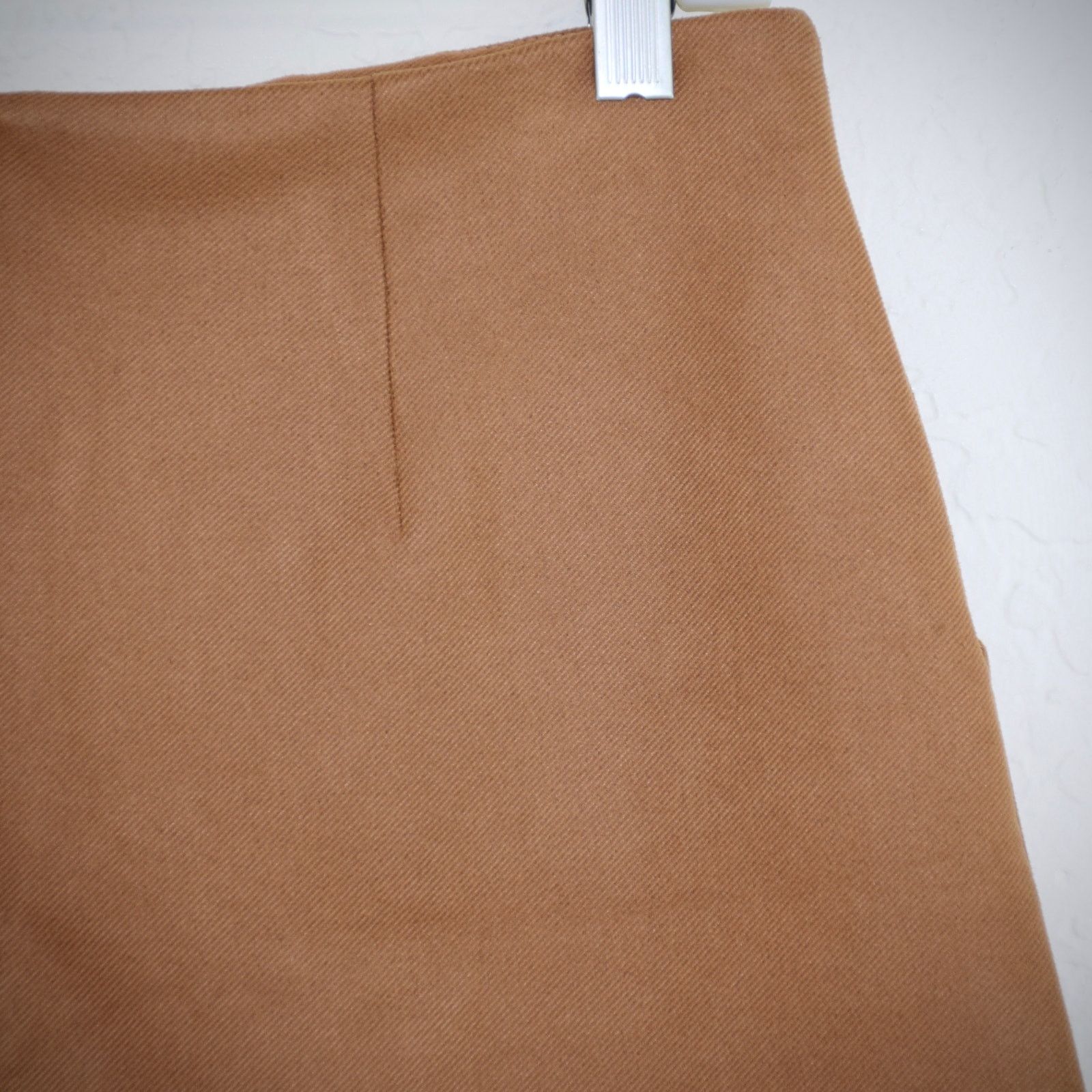 Zara Zara Brown Mini Skirt Retro A-line Front Pockets Size M Size 29" - 5 Thumbnail