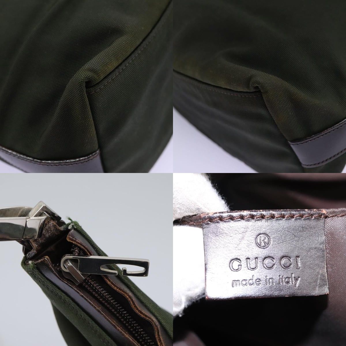 Gucci GUCCI Hand Bag Canvas Khaki 000 000 Size ONE SIZE - 11 Thumbnail