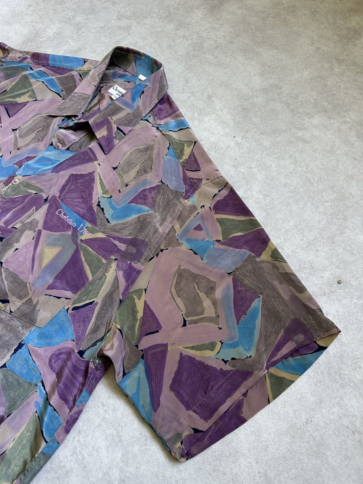 Christian Dior Monsieur Vintage Christian Dior abstract art bootleg shirt Size US XL / EU 56 / 4 - 7 Thumbnail