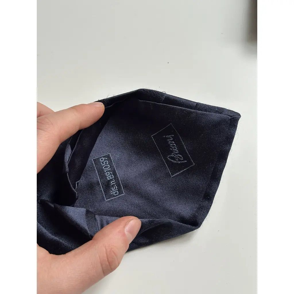 Brioni Brioni Navy Striped Silk Tie Made in Italy Size ONE SIZE - 5 Thumbnail