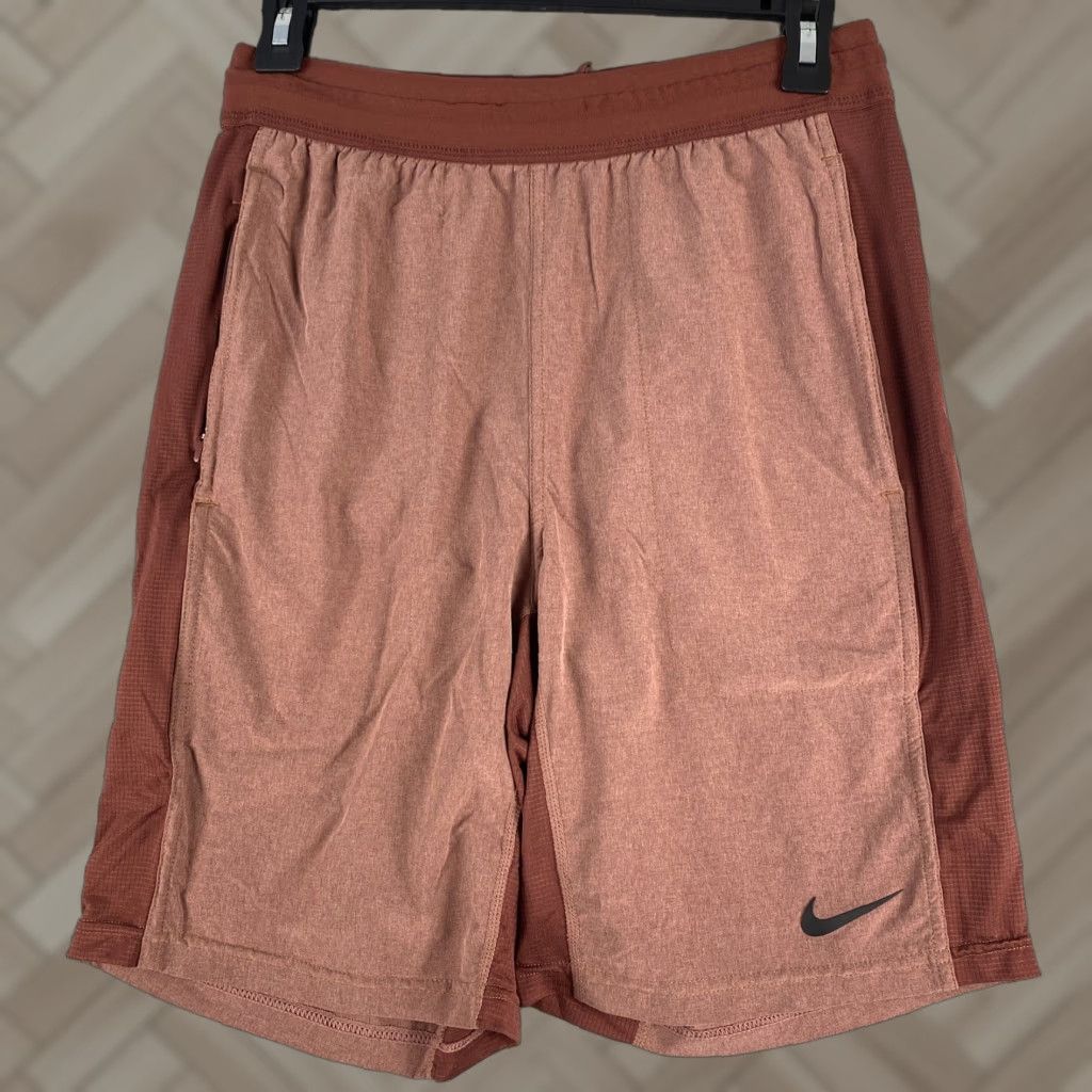 Nike Nike Dri-FIT Men’s Shorts size S Small Brown / 41-51 Size US 29 - 1 Thumbnail