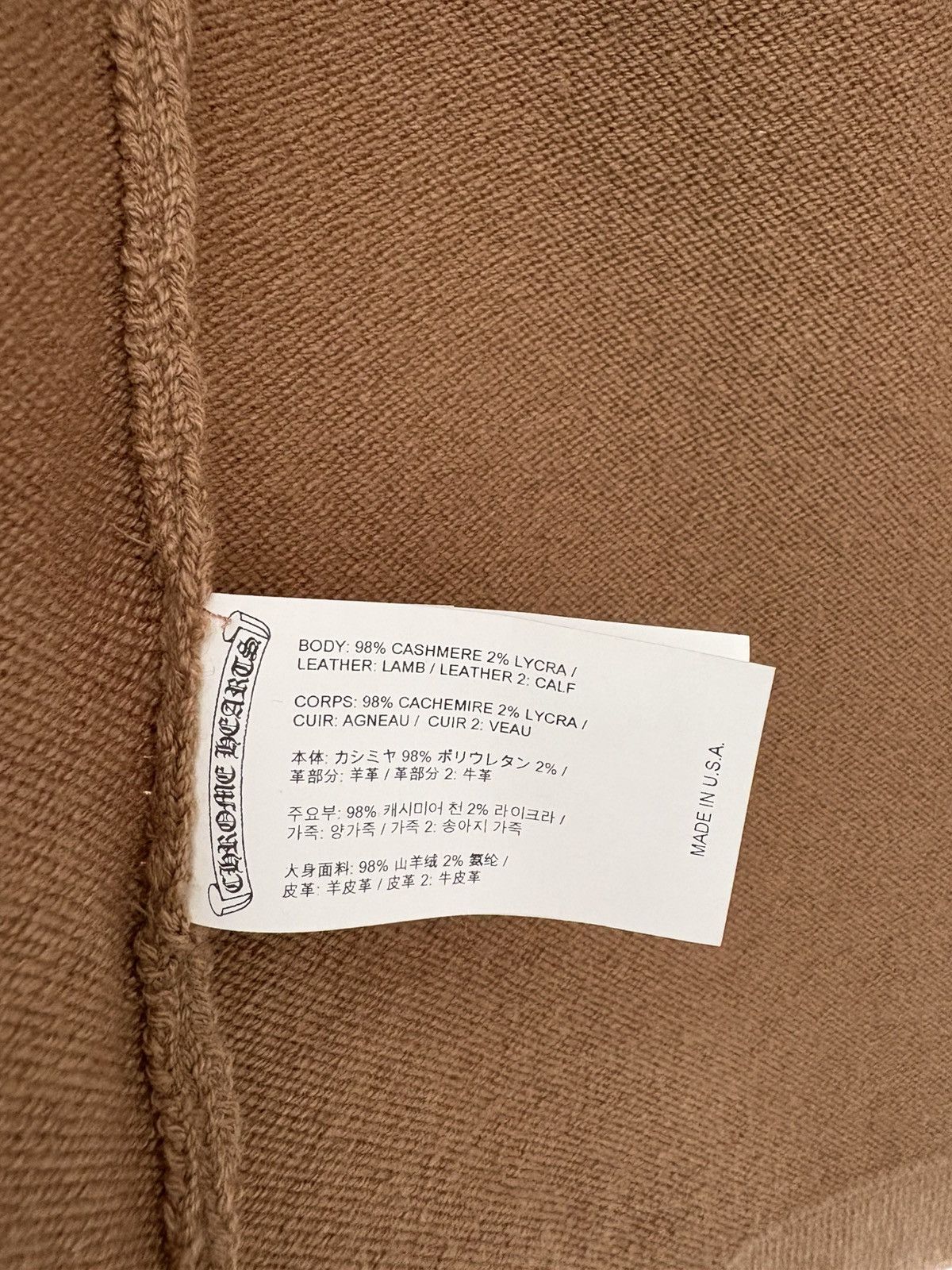 Chrome Hearts CHROME HEARTS CASHMERE CARDIGAN 💸 Size US S / EU 44-46 / 1 - 6 Thumbnail