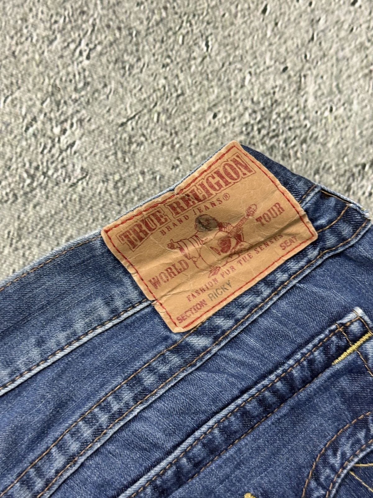 True Religion True Religion blue jeans Ricky Vintage Size US 42 / EU 58 - 5 Thumbnail