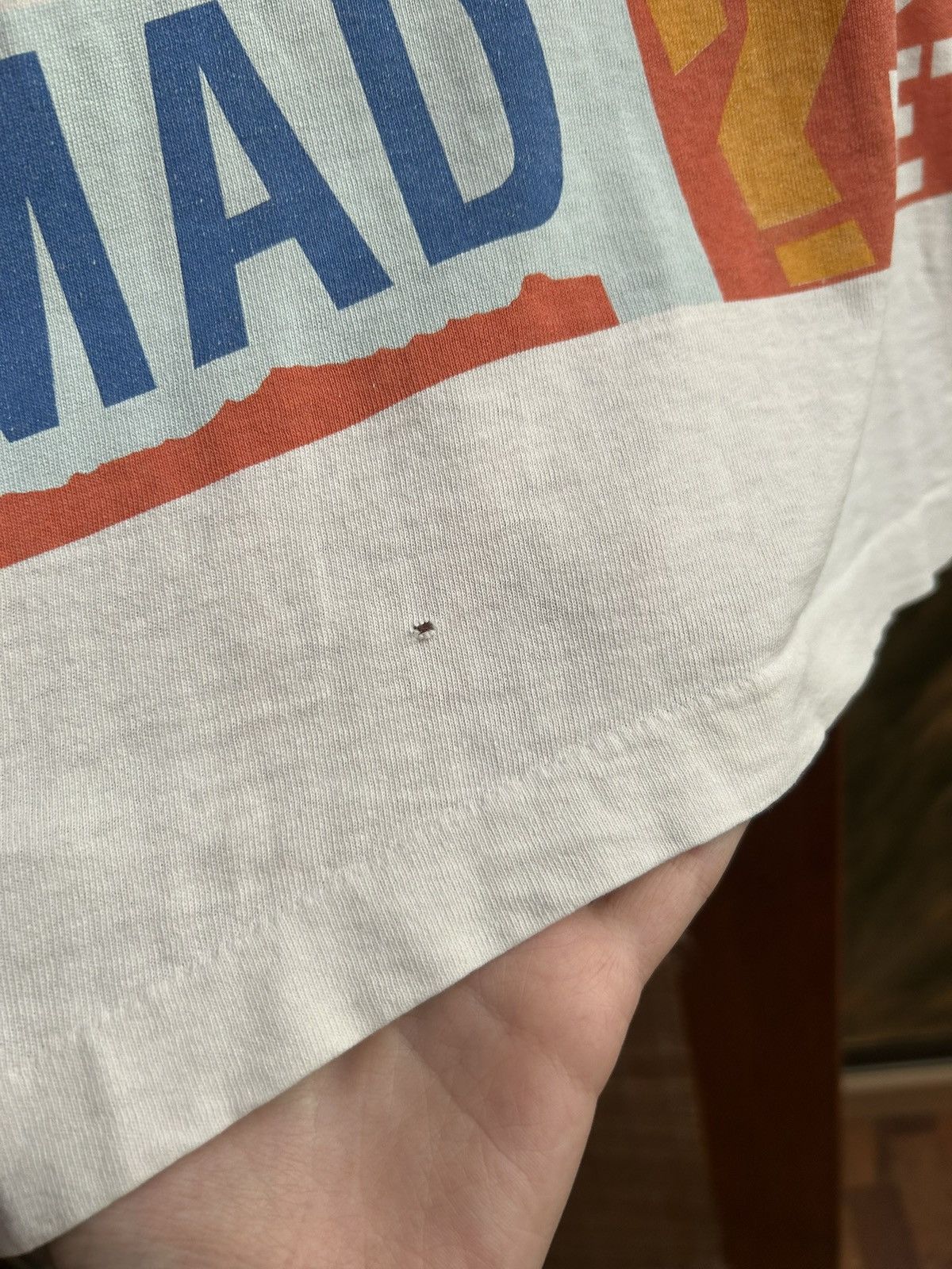 Vintage Vintage 90s Madhouse Mad? You Bet Graphic Tee Single Stitch Size US XL / EU 56 / 4 - 6 Thumbnail