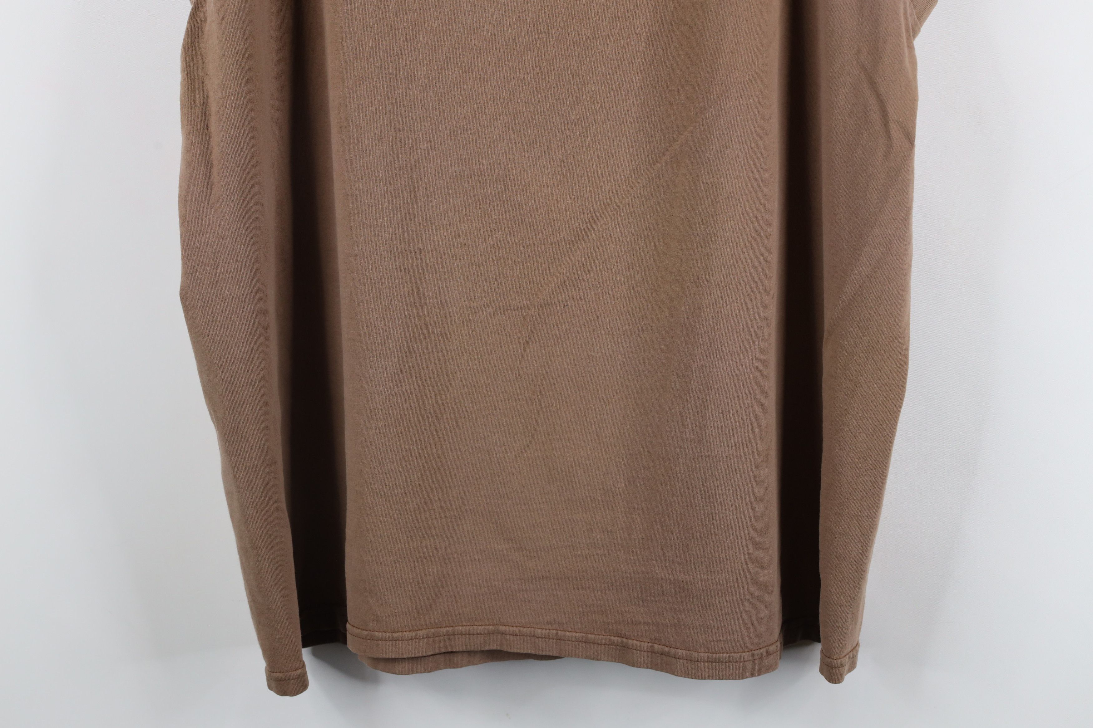 Vintage Vintage 90s Streetwear Blank Sleeveless Muscle T-Shirt Brown Size US XL / EU 56 / 4 - 12 Thumbnail
