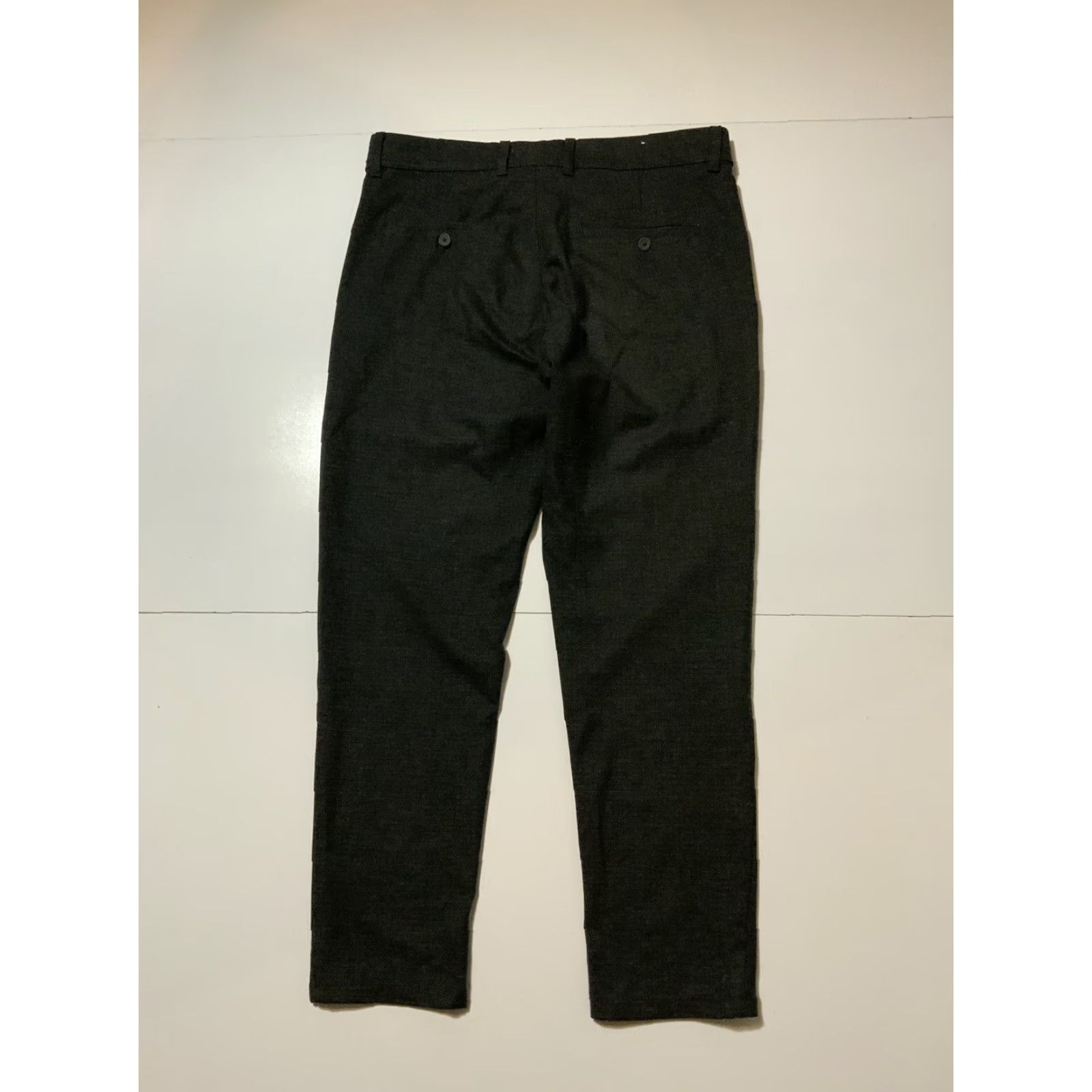 Zara Zara Men Pants Flat Front Charcoal Grey Stretch Polyester Blend 32 Regular Inseam 29 Pants Mens Size 32 Gray Size US 32 / EU 48 - 3 Thumbnail